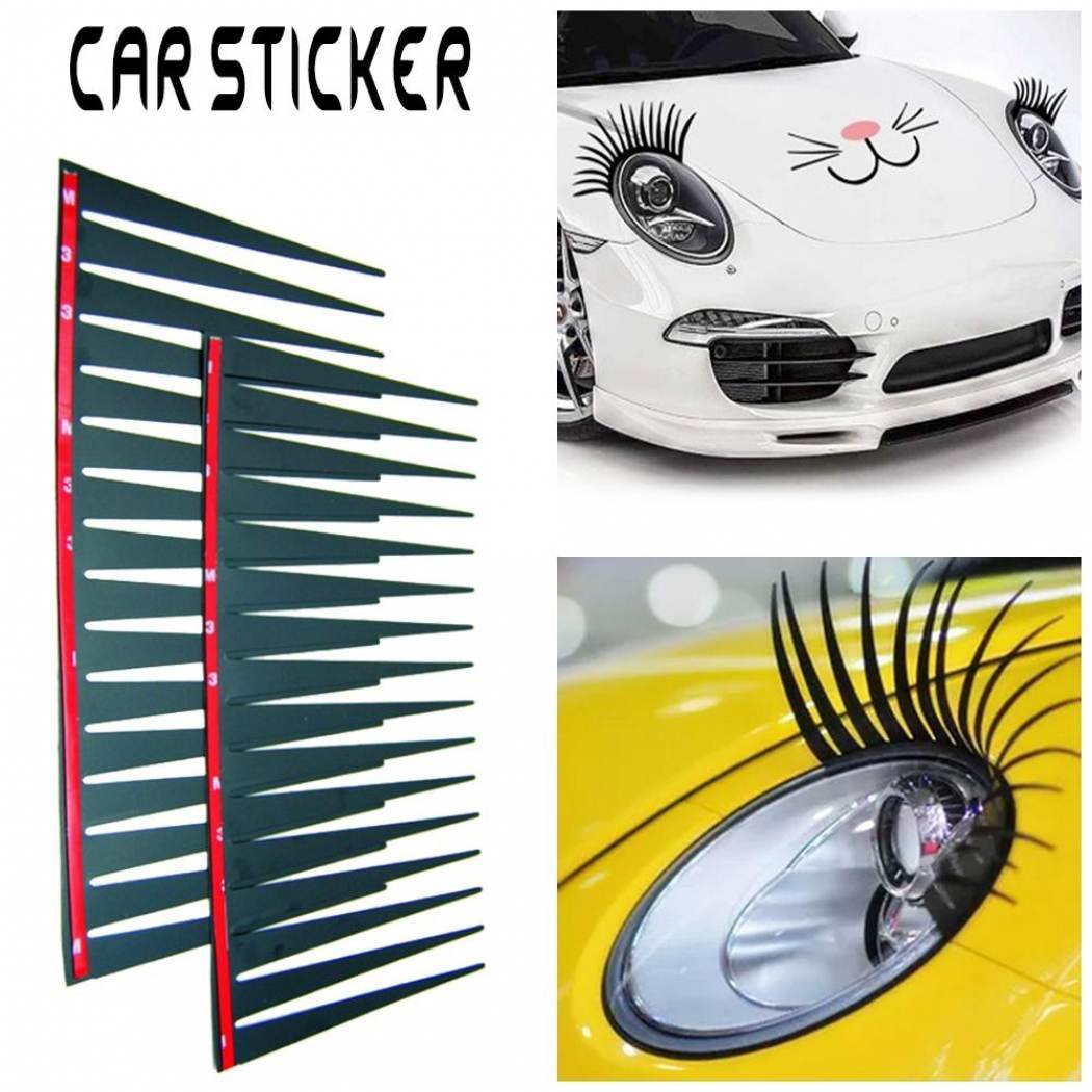 Car Headlight Eyelashes