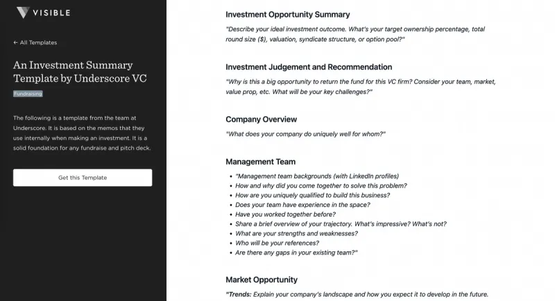 sample of business proposal for investors