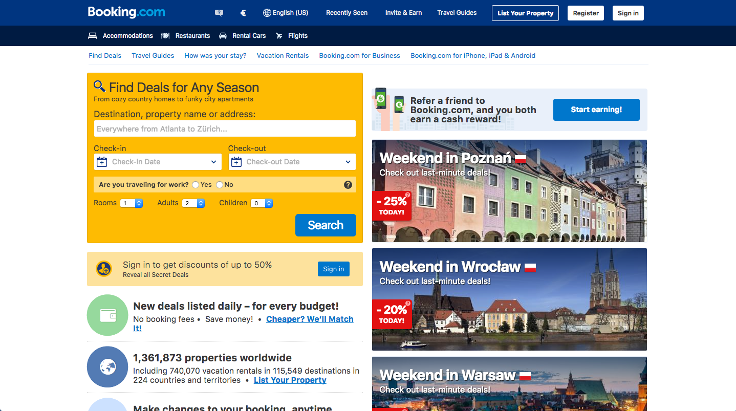 What Booking.com can Teach us About A/B Testing Strategy