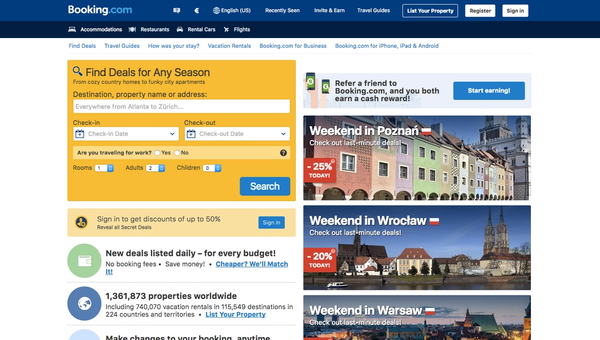 What Booking.com can Teach us About A/B Testing Strategy