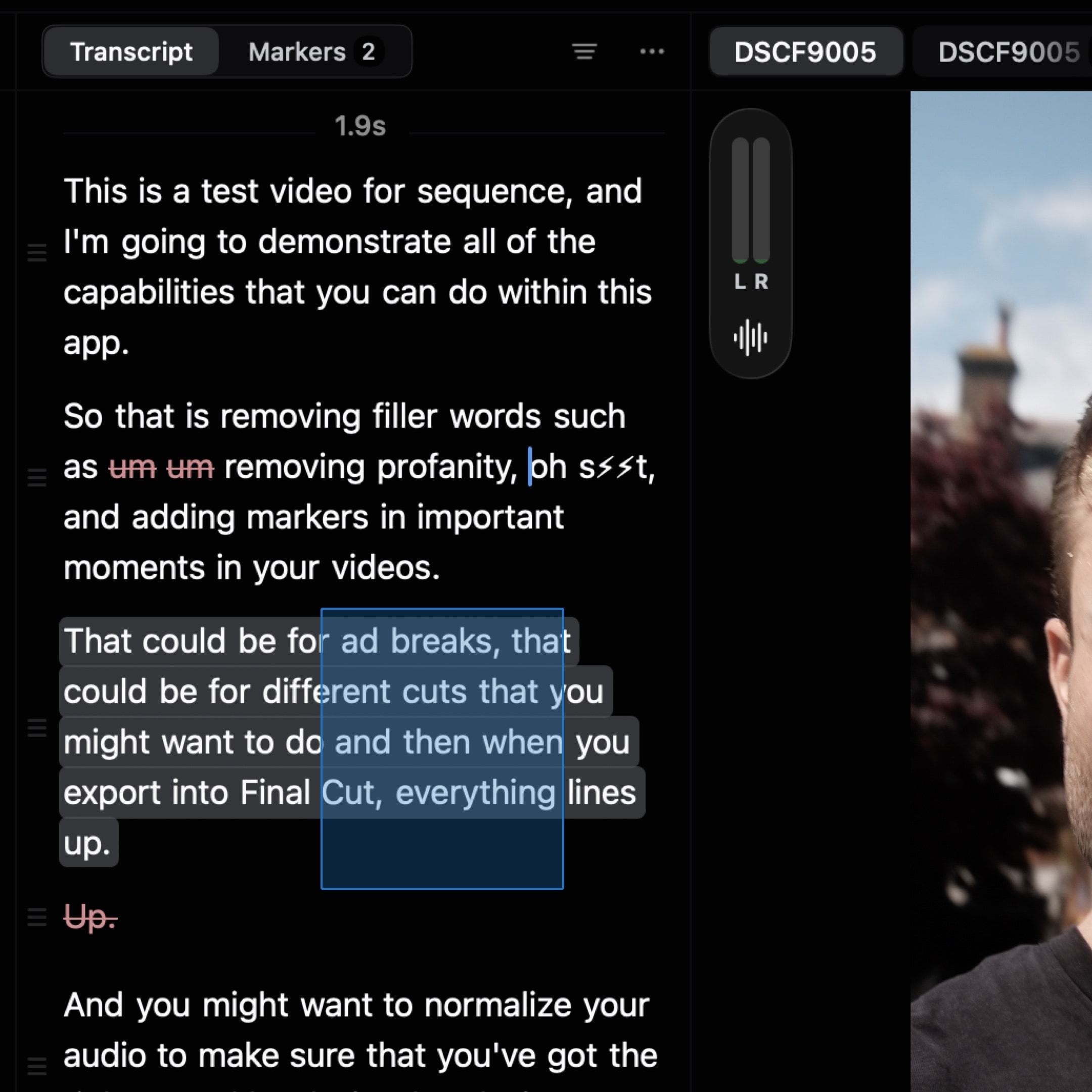 Text-Based Editing