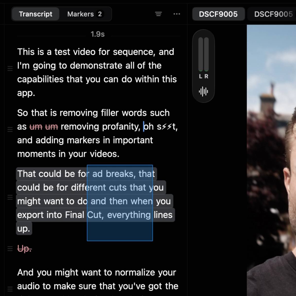 Text-Based Editing