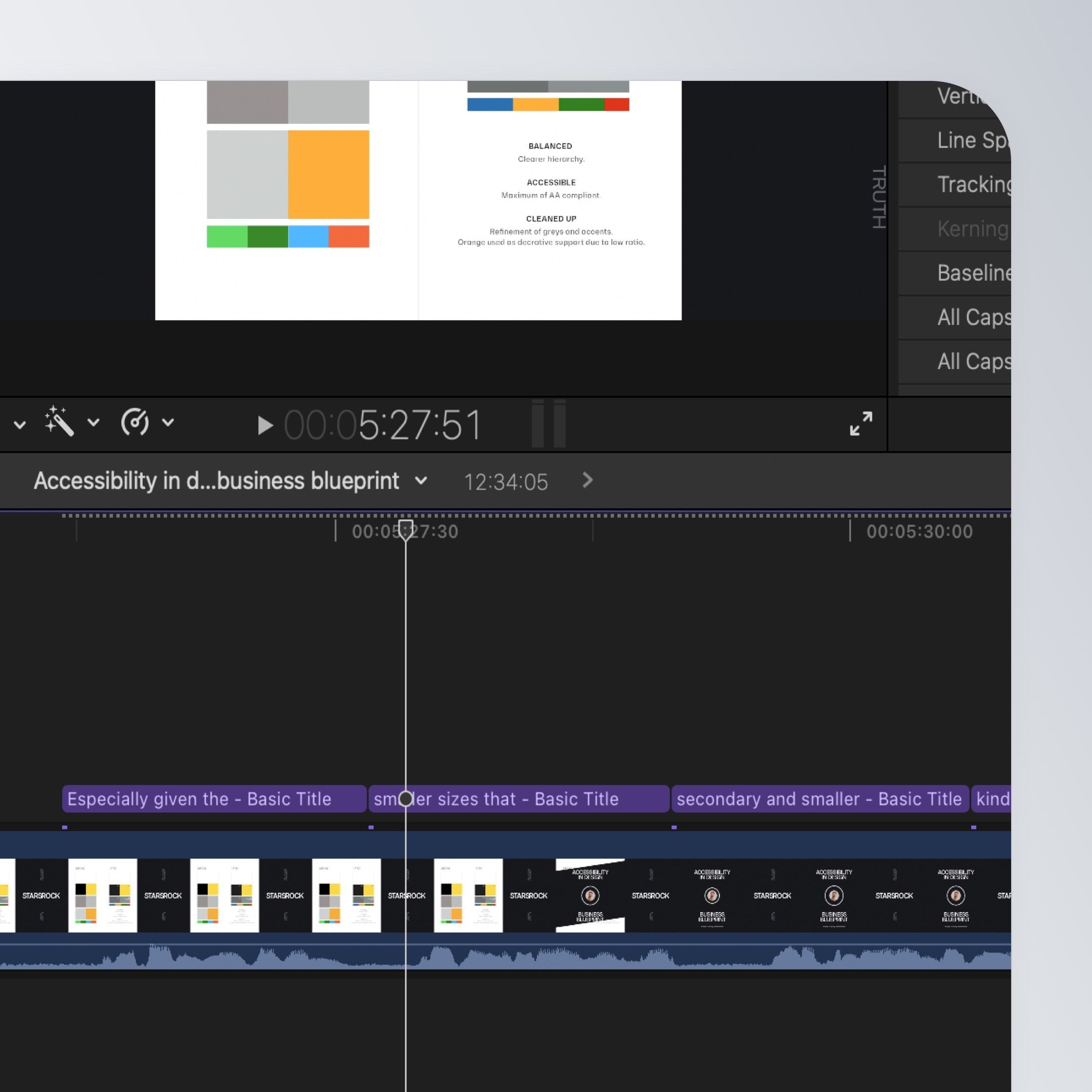 Sequence Tool showing the open export in Final Cut Pro
