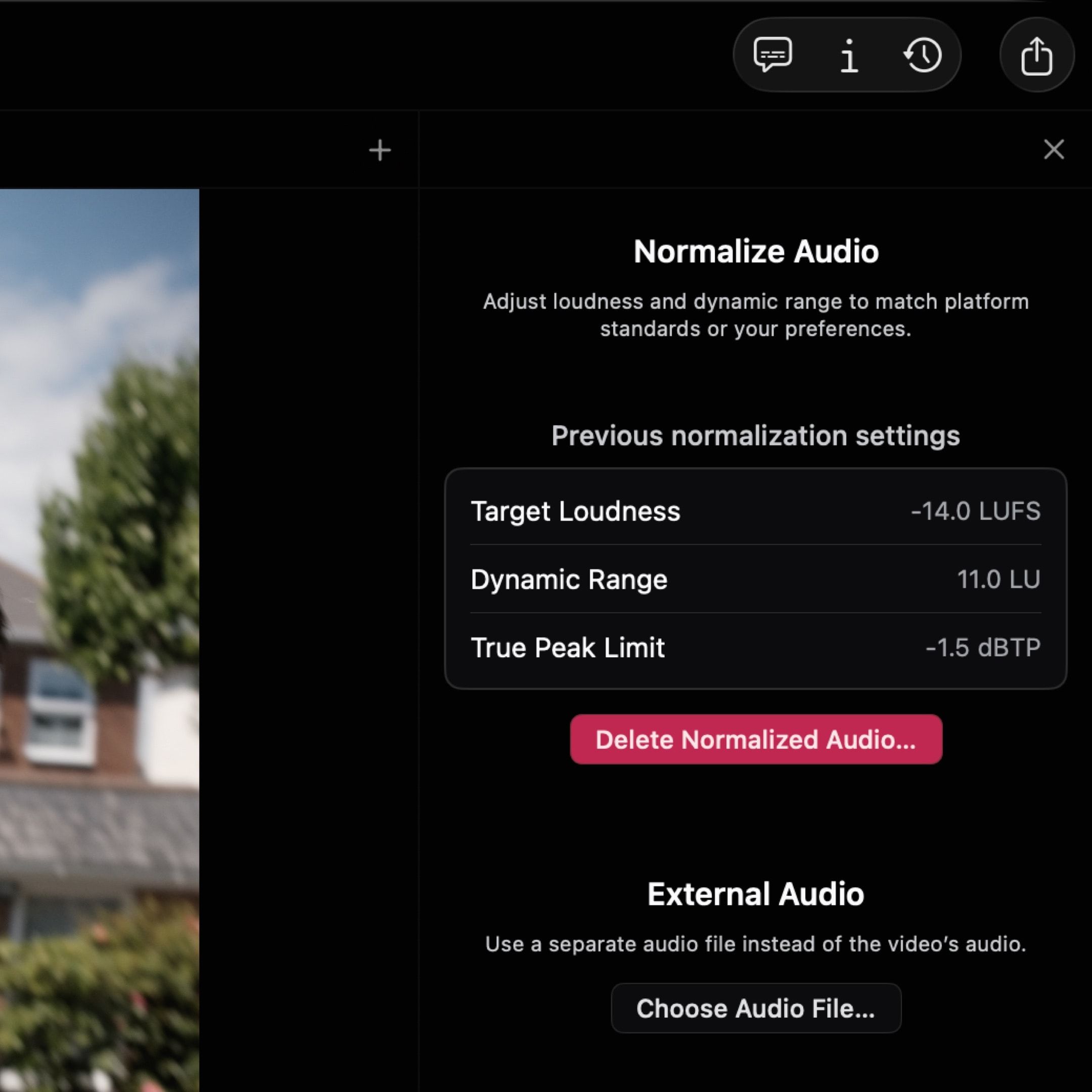 Audio Normalization