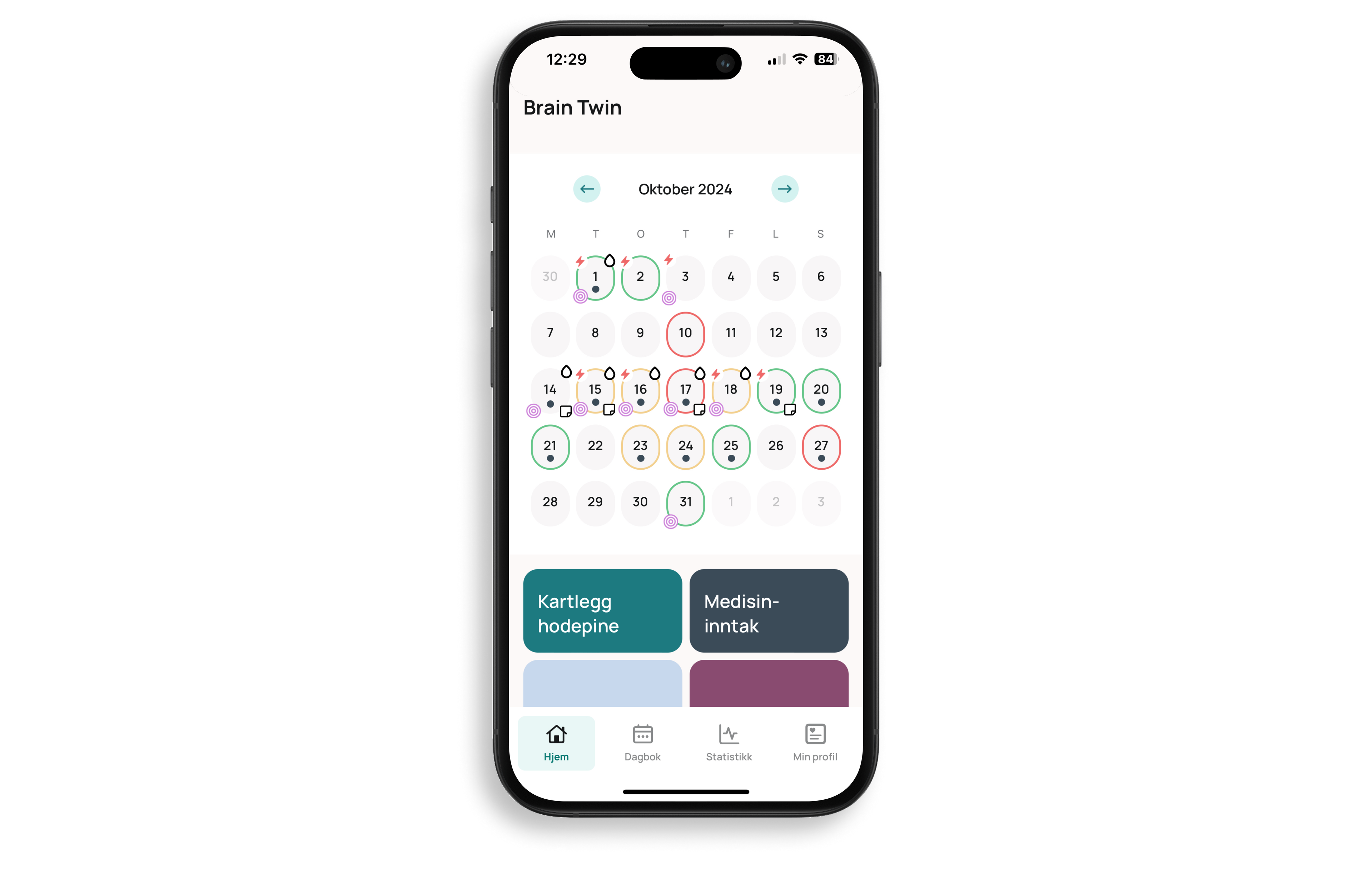 Brain Twins kalender gir deg oversikt