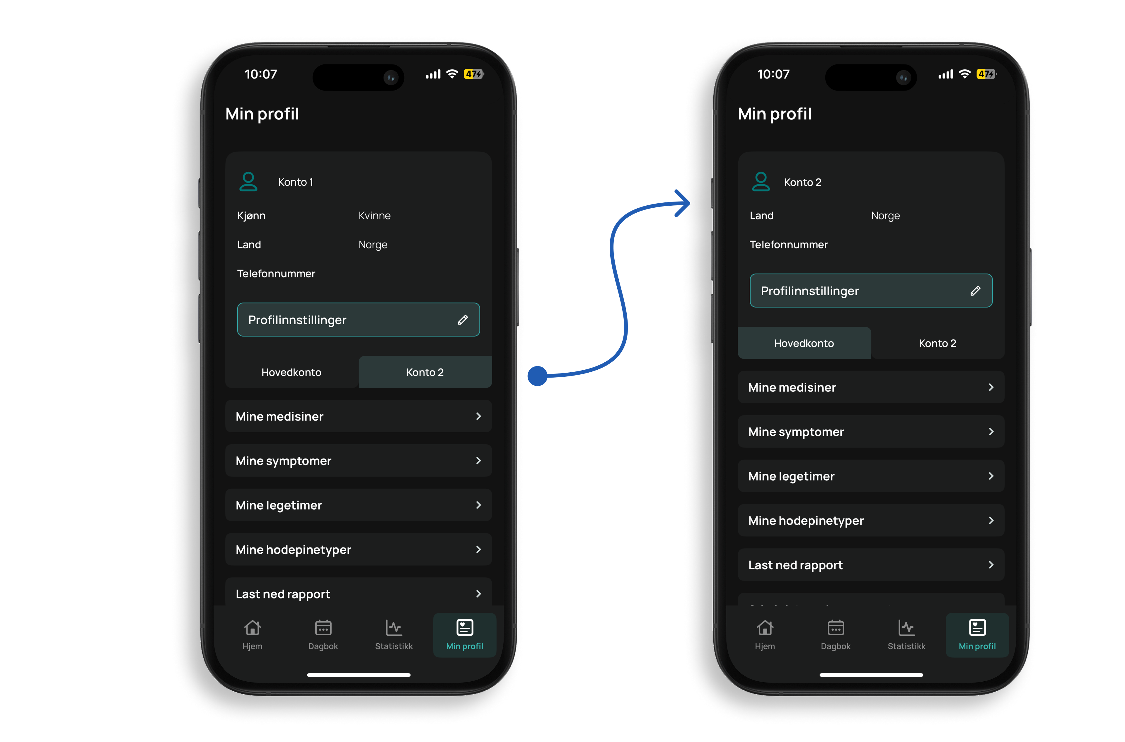 Brain Twin profile page