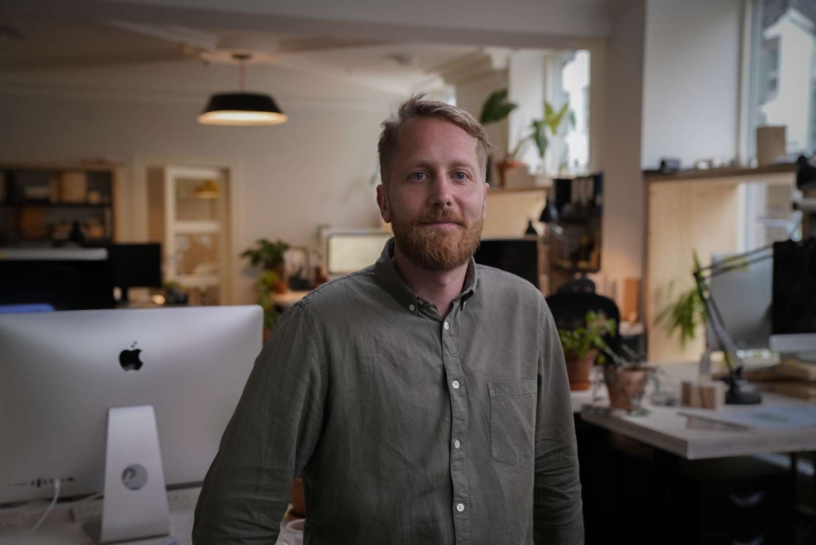 JØRGEN TYCHO I OSLOTRE: Har vært med å utvikle, produsere og montere Ulsmåg skole.