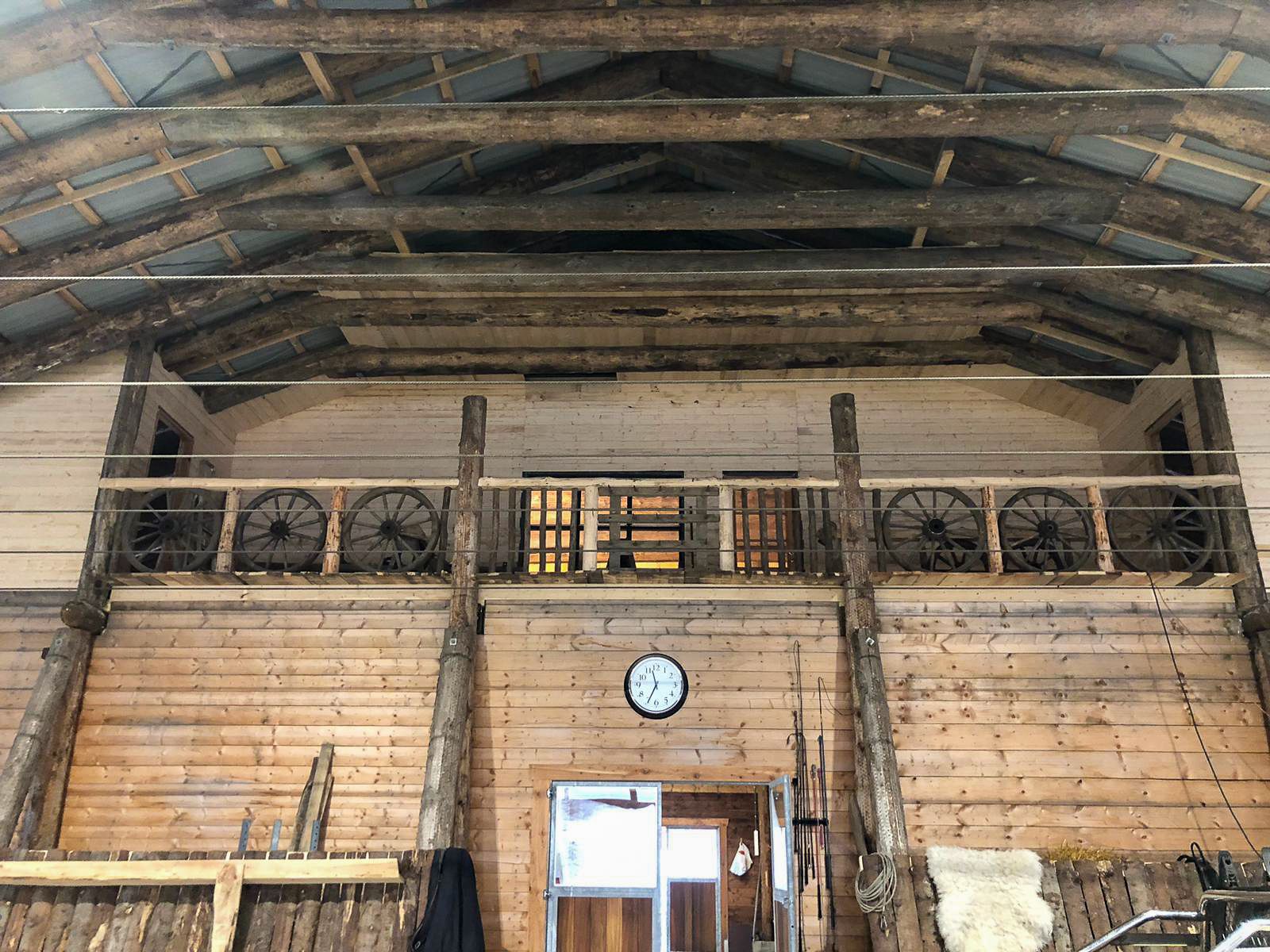 Ridehallen innvendig 