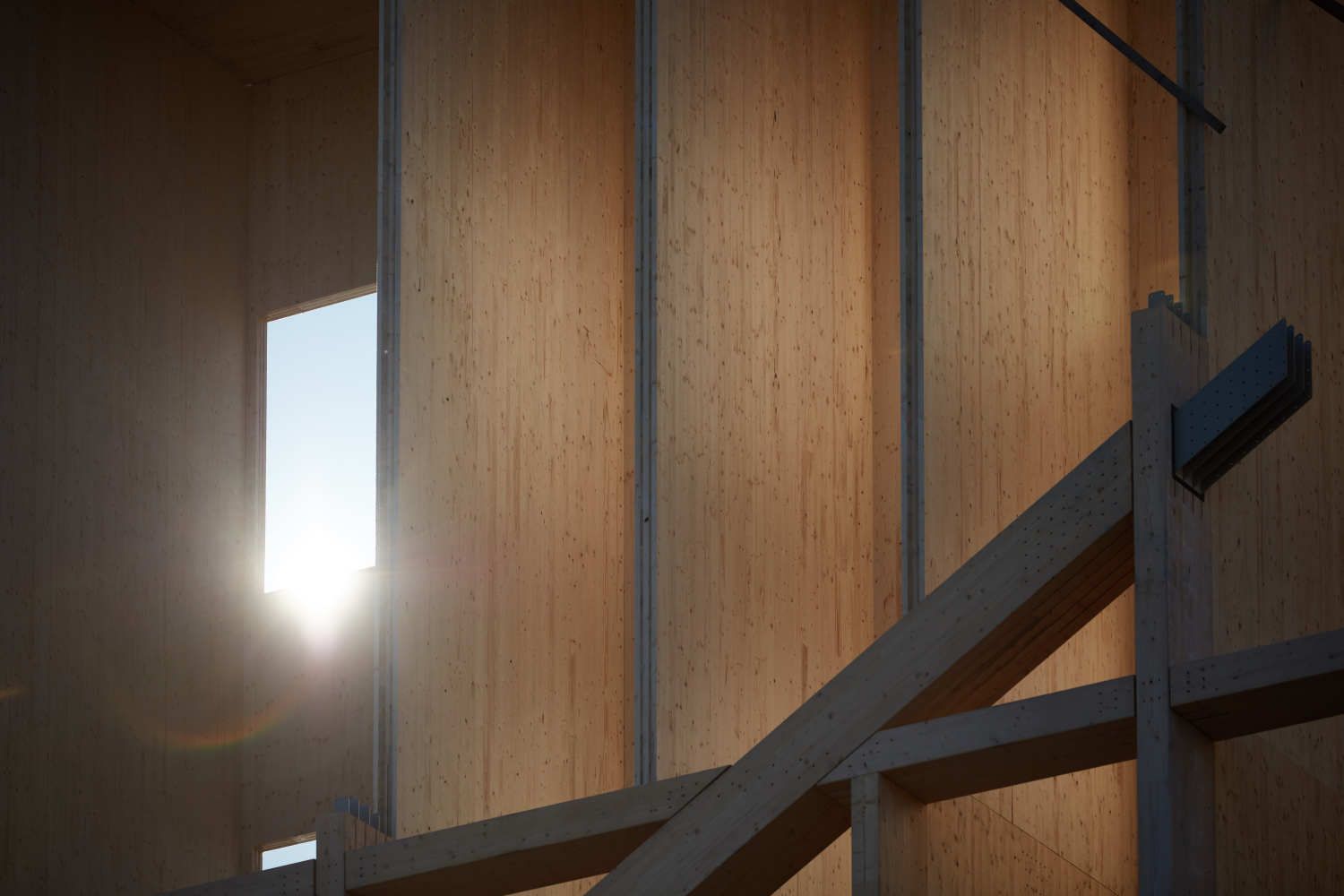 Fordi planker i bygg kommer fra et tre som i sin tid fanget opp CO₂ i skogen, fungerer trebygg som karbonlager.