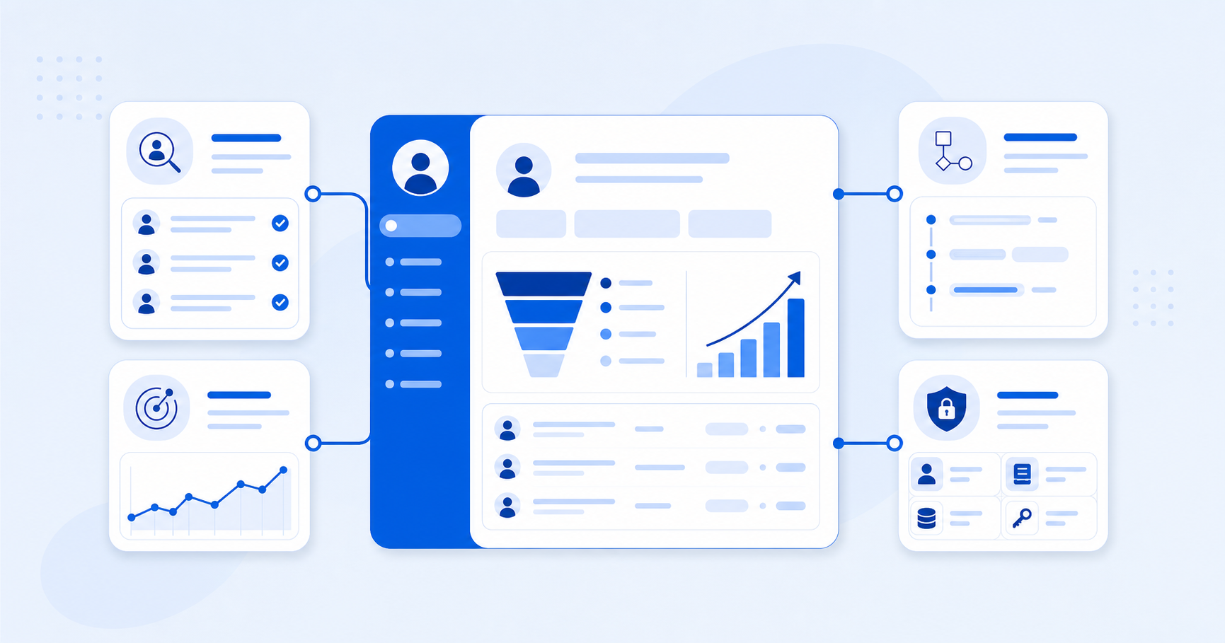 Enterprise sales data platform connecting CRM, buyer intent, enrichment, and governance workflows