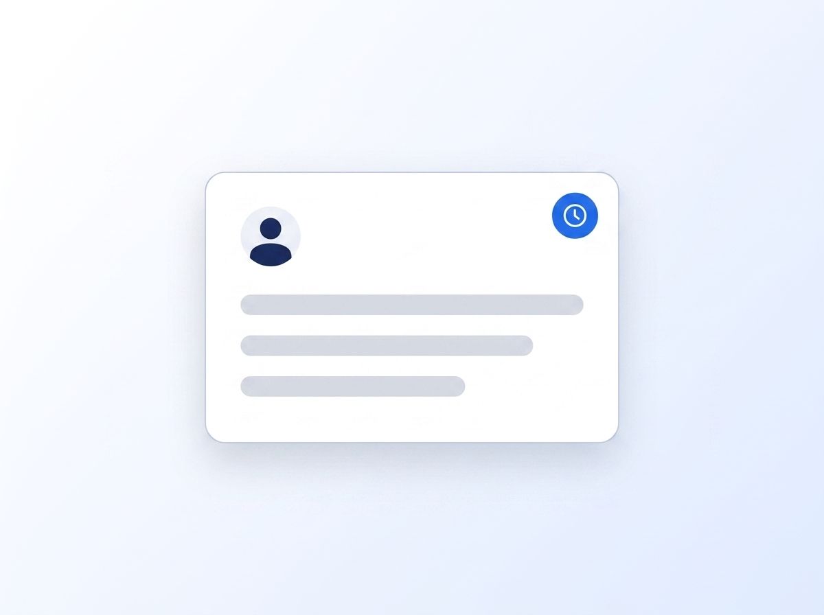 Cached profile card showing a person icon with labeled fields and a clock icon marking the fetch timestamp stored alongside the cached JSON payload