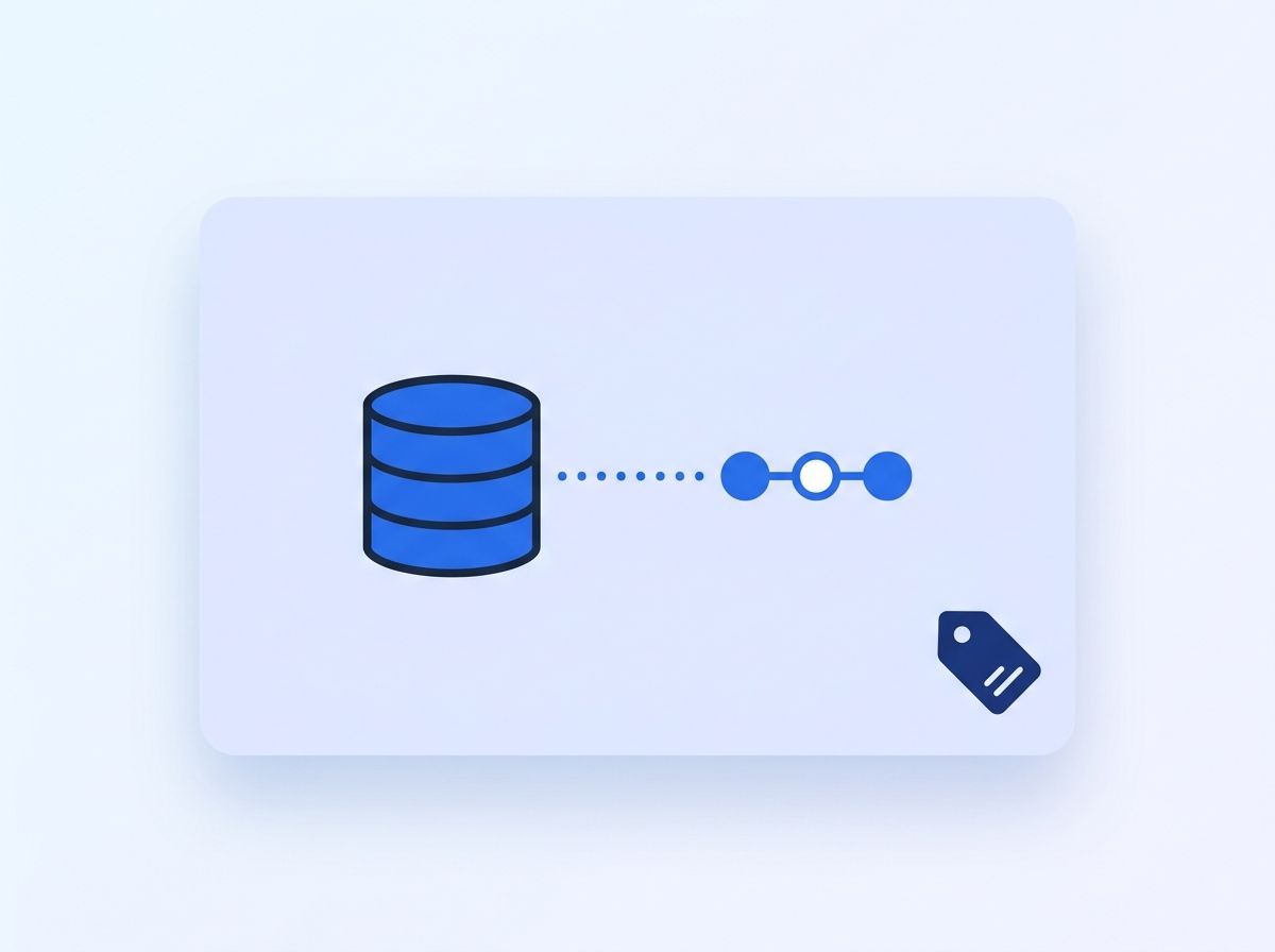 Database icon linked to a sequencing workflow icon inside a single unified platform card