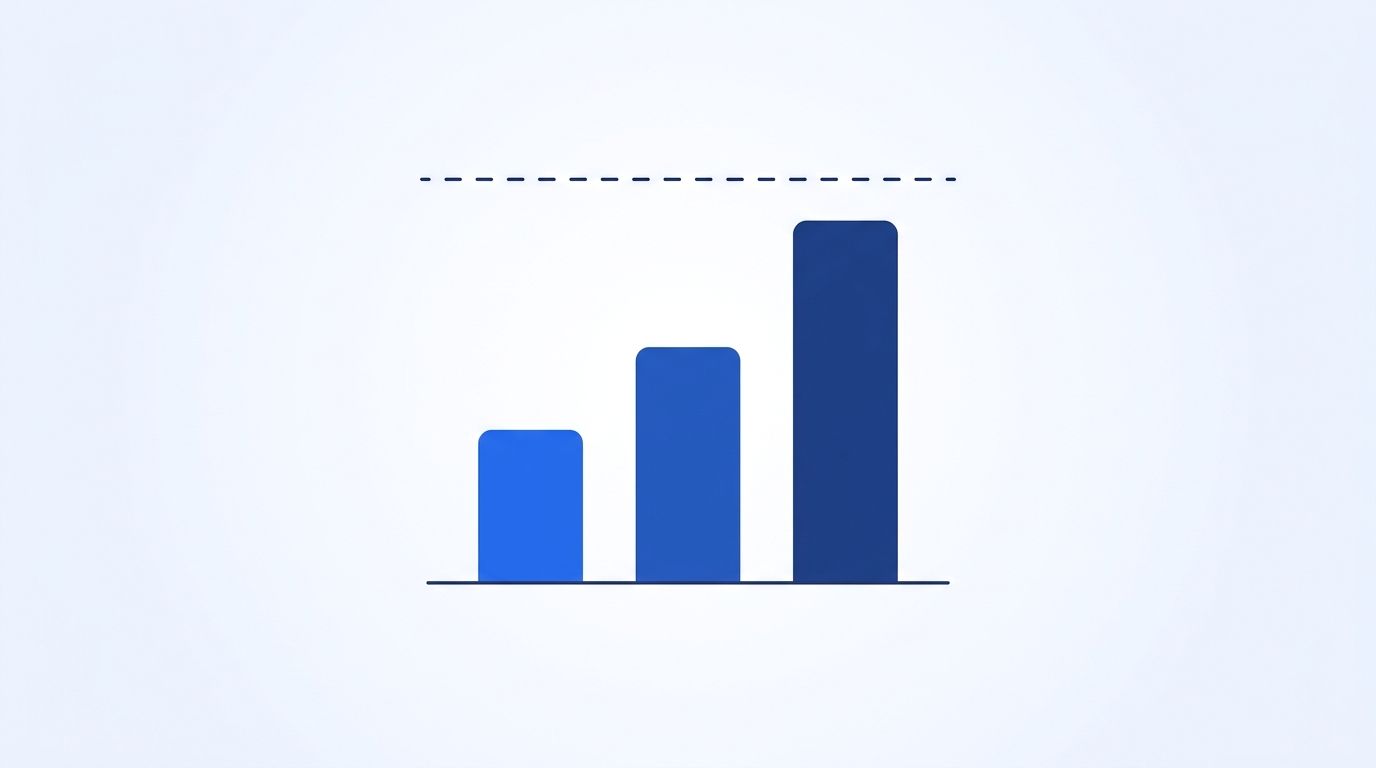 Bar chart illustration comparing third-party ARR estimates for People Data Labs against a stated future revenue target