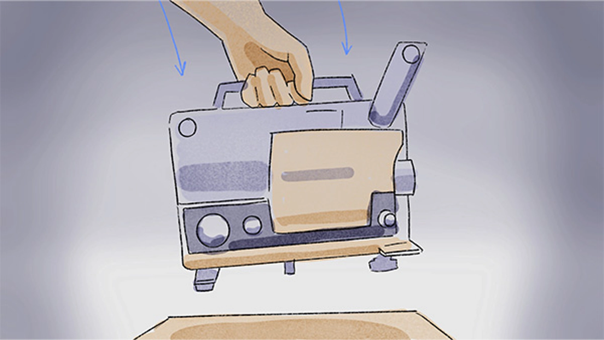 illustration of film camera