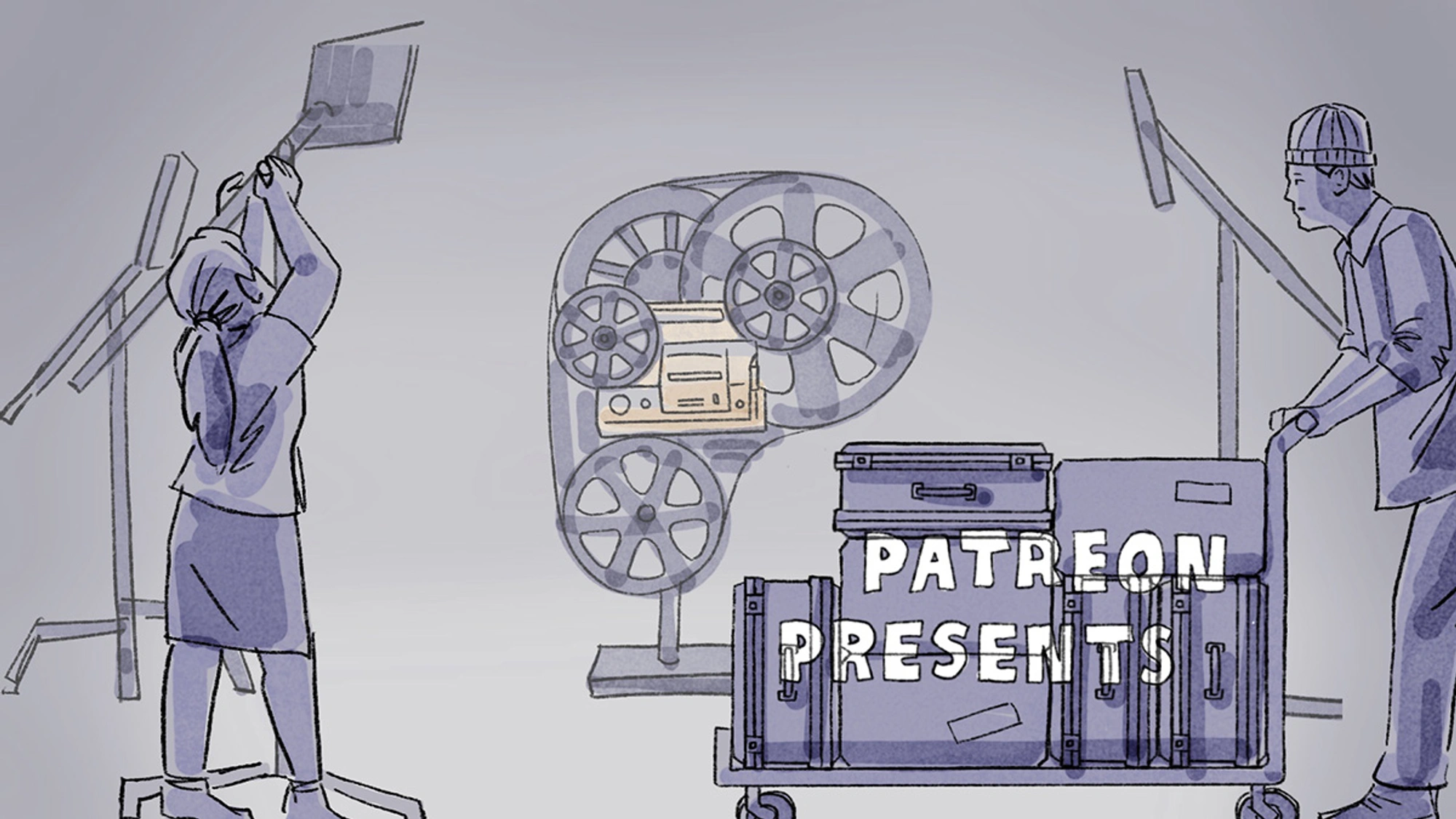 illustration zoetrope patreon presents