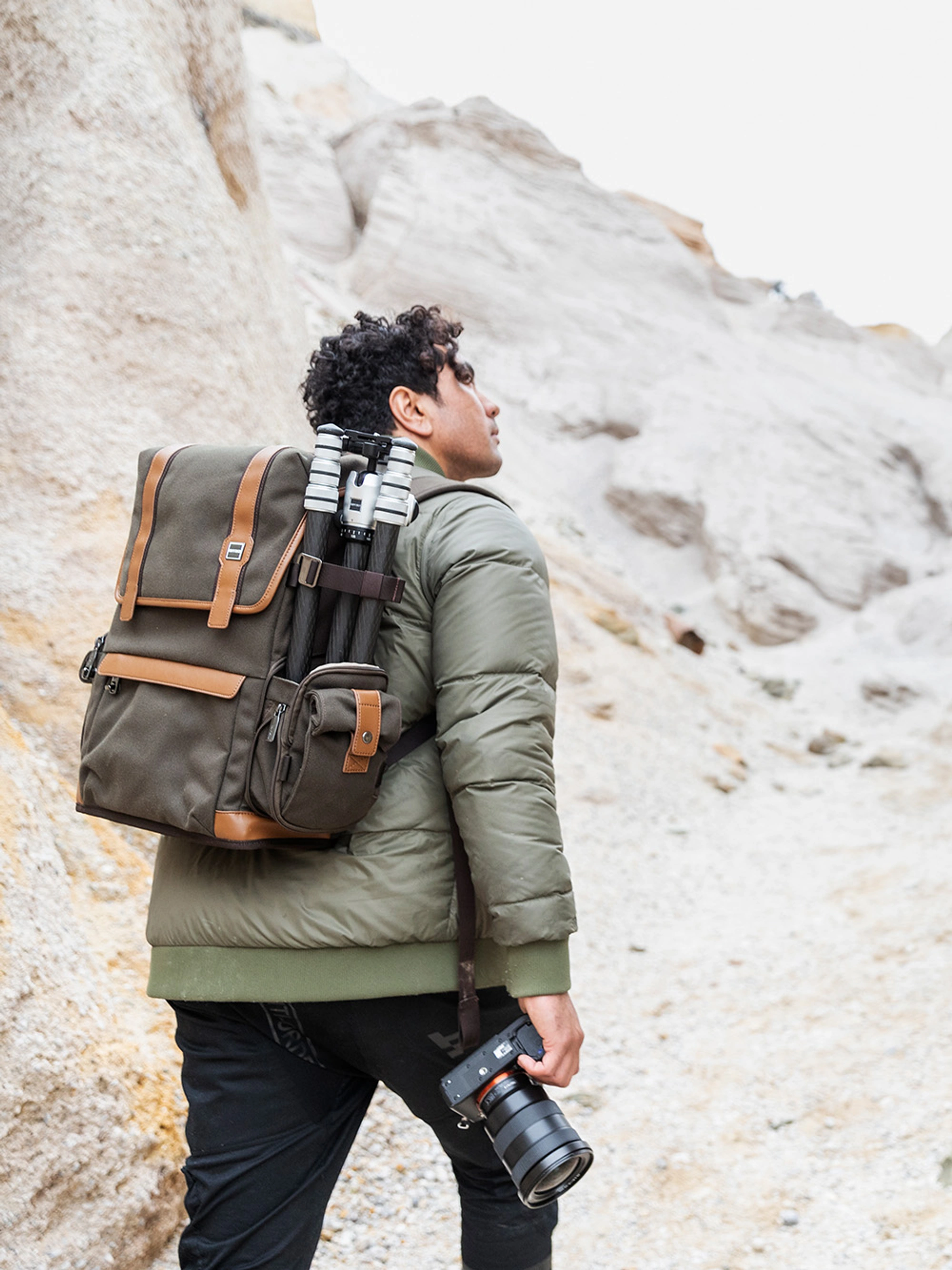 Gitzo Legende tripod and camera backpack