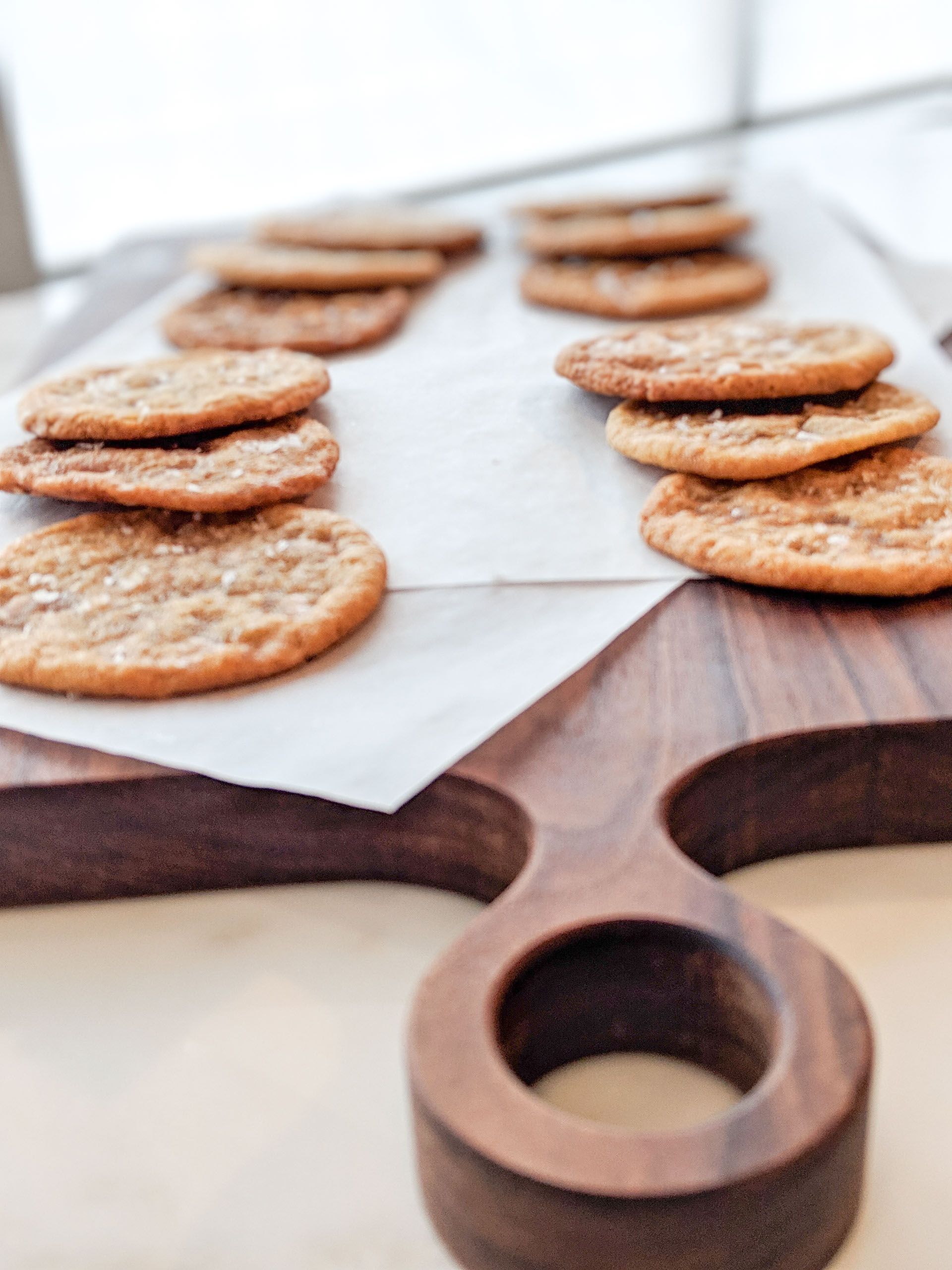 Salted Toffee Cookies