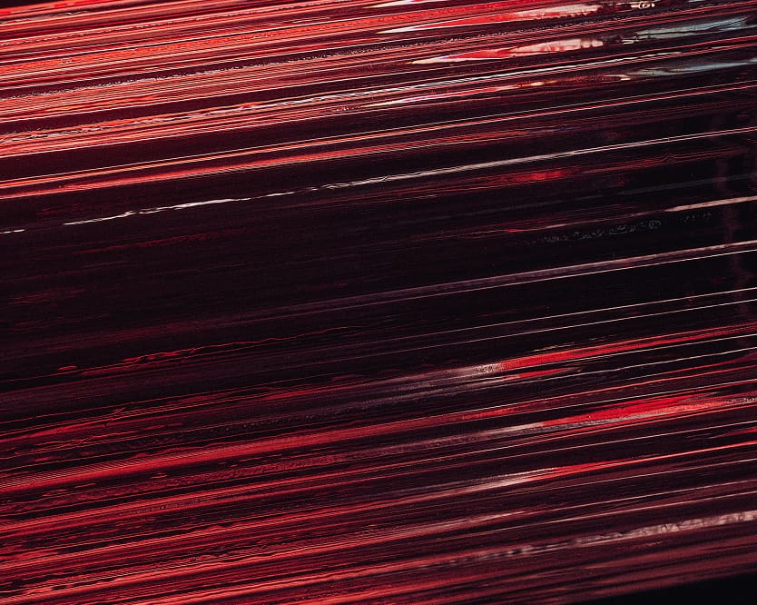 Red gradient on land photo