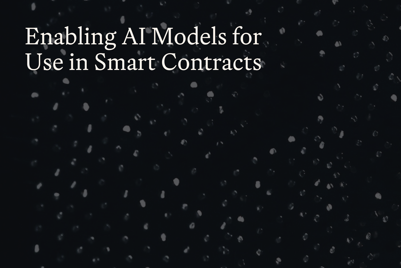 Enabling AI Models for Use in Smart Contracts: Partnering with Giza
