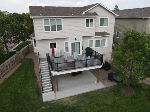 Custom Composite Deck by Stewart Remodel Design Build