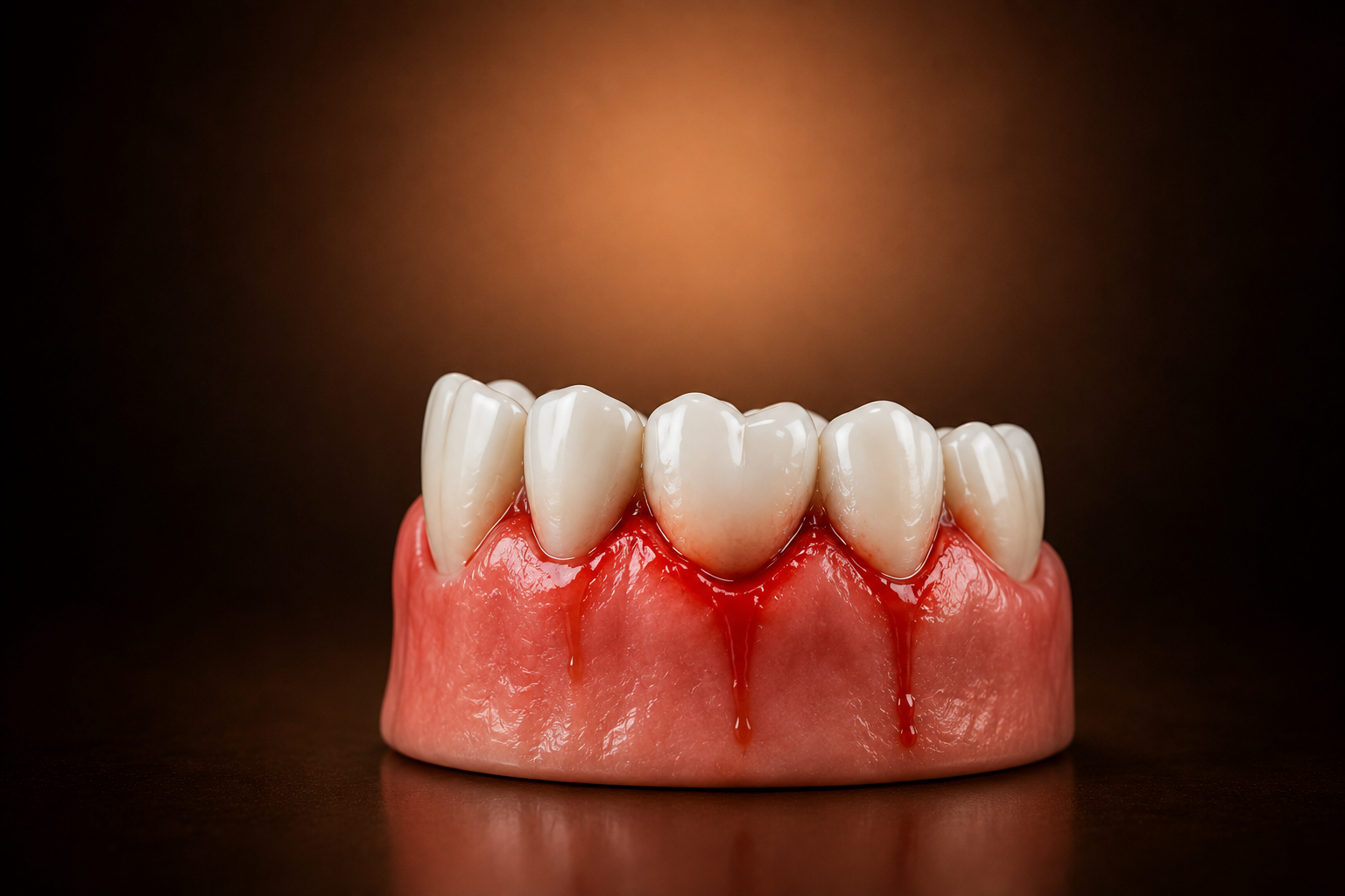 sângerări gingivale - gingie inflamată