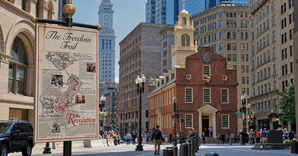 Walk the Freedom Trail in Boston