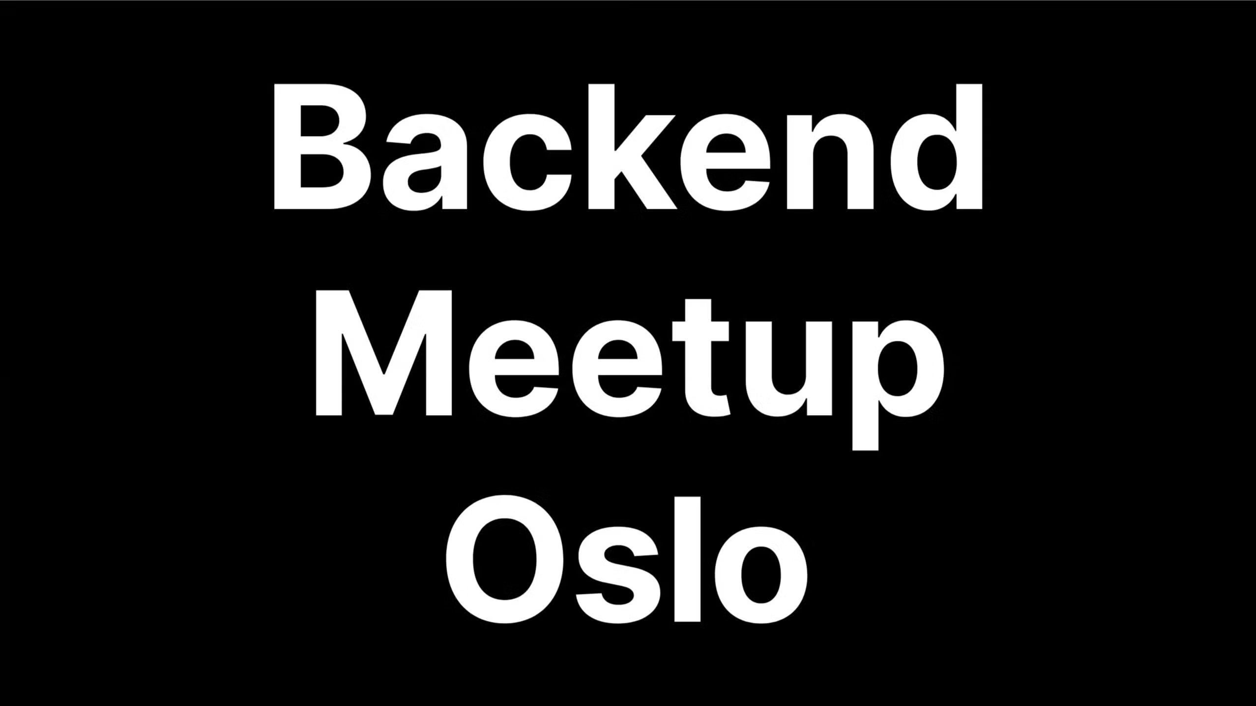 Bilde for arrangementet: Backend Meetup Oslo - Hvordan deploye applikasjoner i 2026