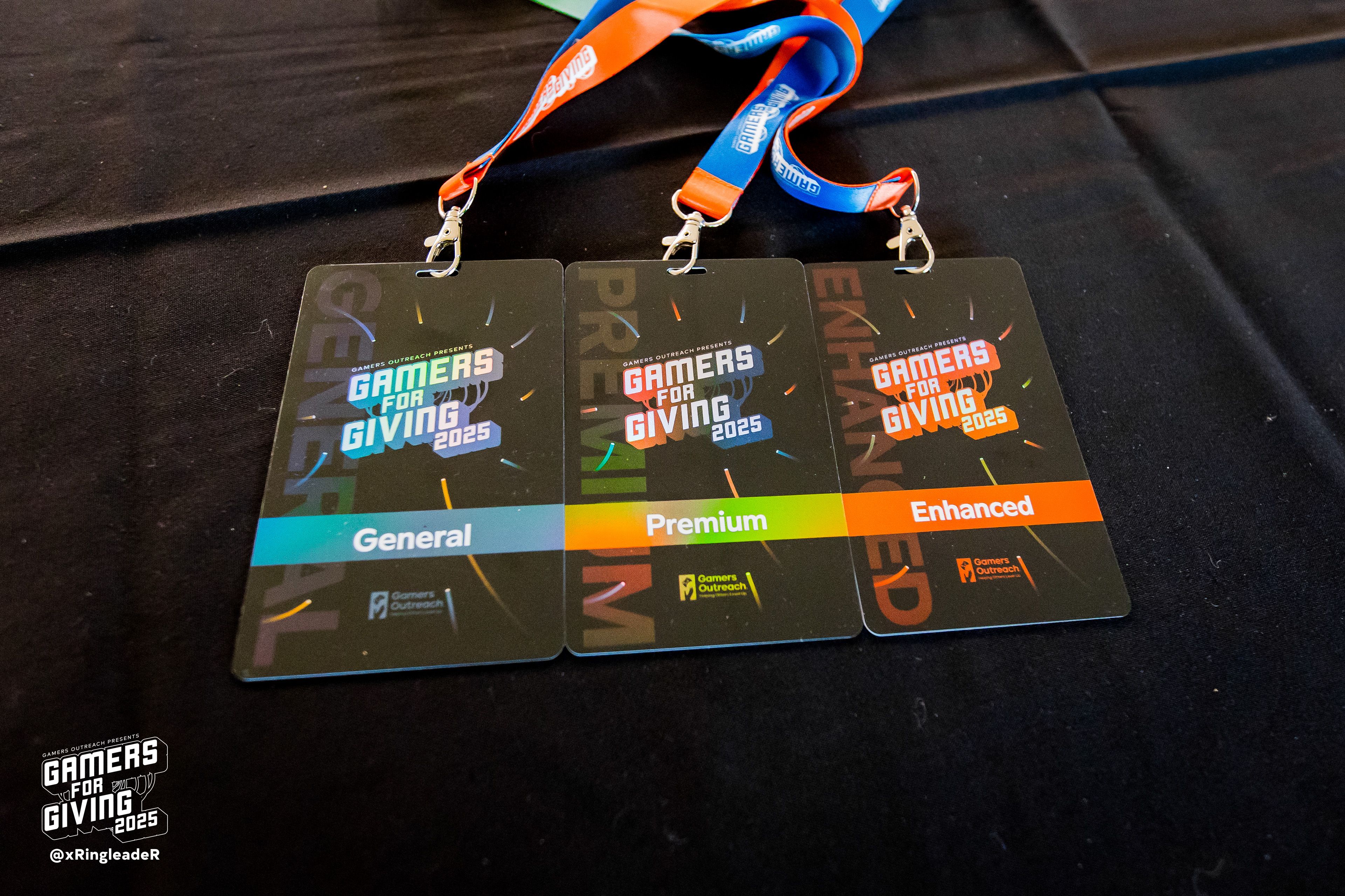 The different kind of GFG badges lined up