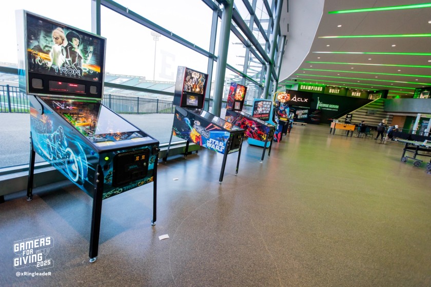 The arcade area at GFG