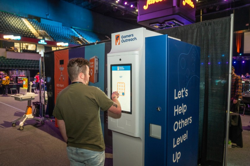 A man utilizing the Save Point