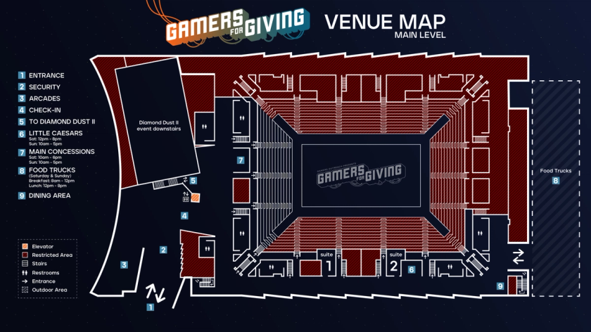 GFG 2025 Main Level Map