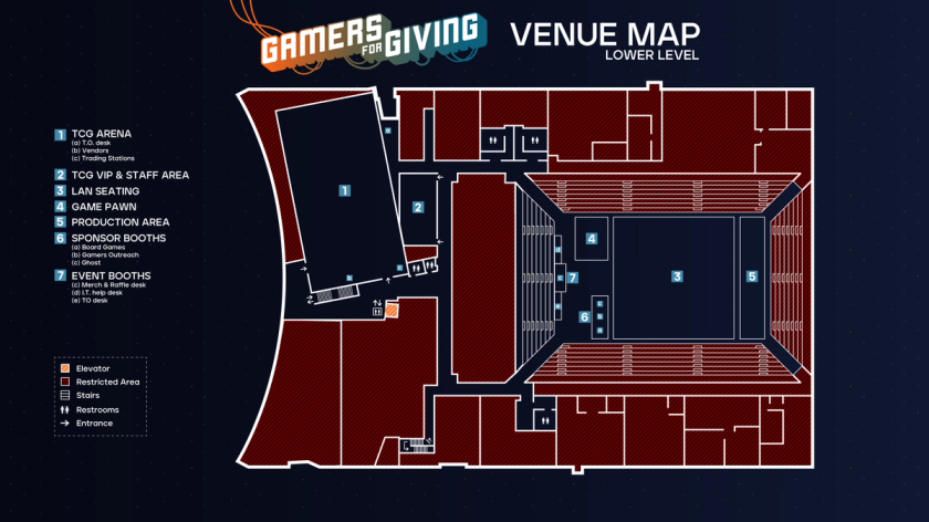 GFG 2026 Lower Level Map