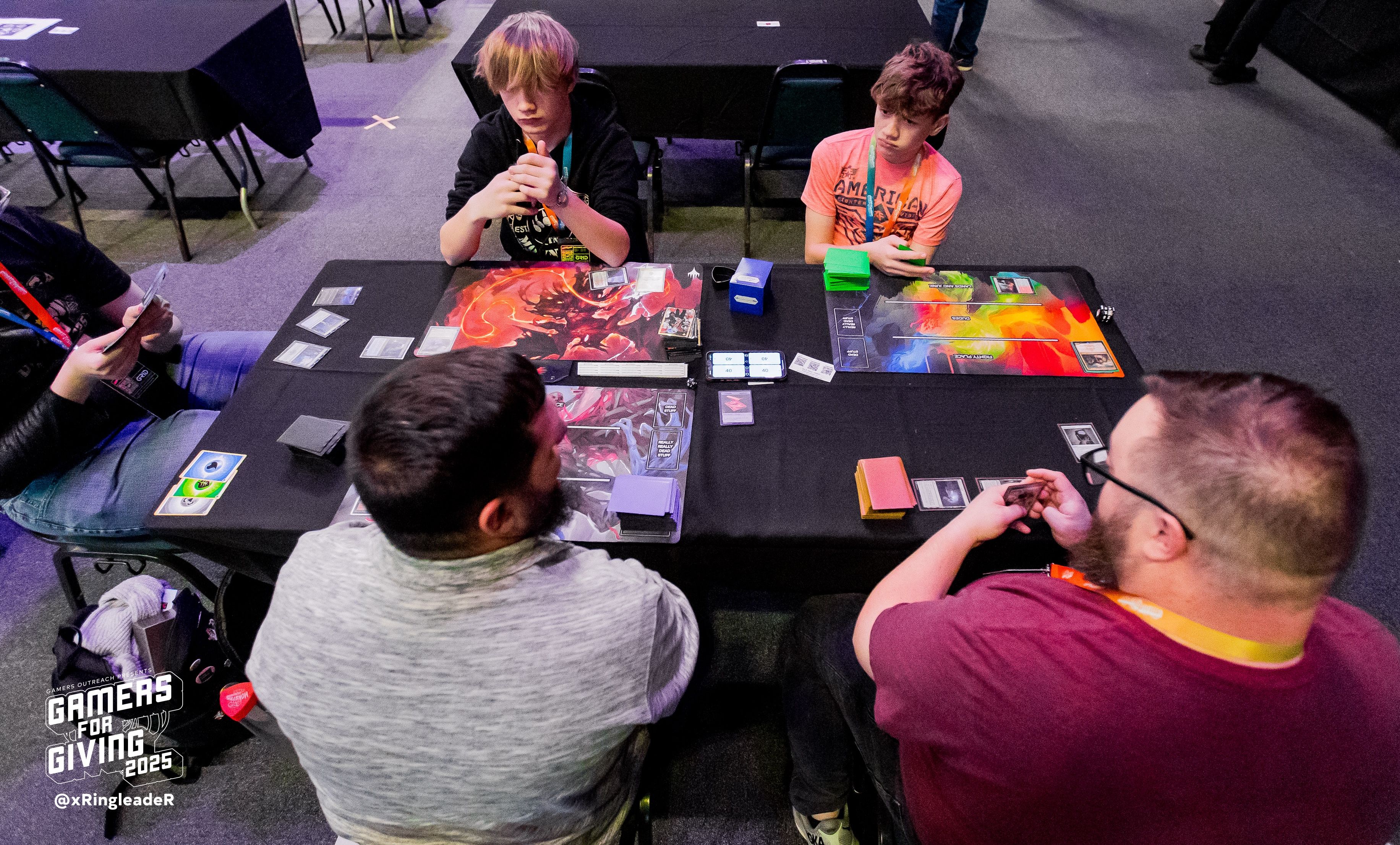 GFG Attendees playing MTG