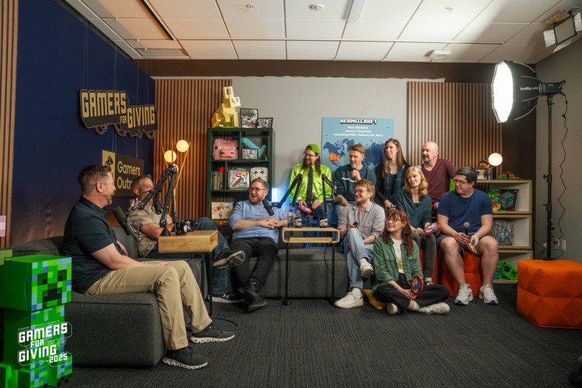 Hermitcraft and Gamers Outreach at Mojang's studio