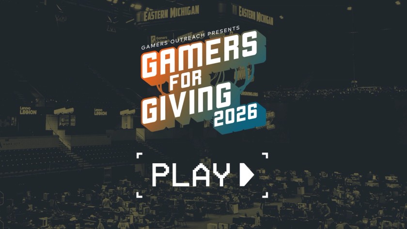 Gamers For Giving 2026 PLAY Banner
