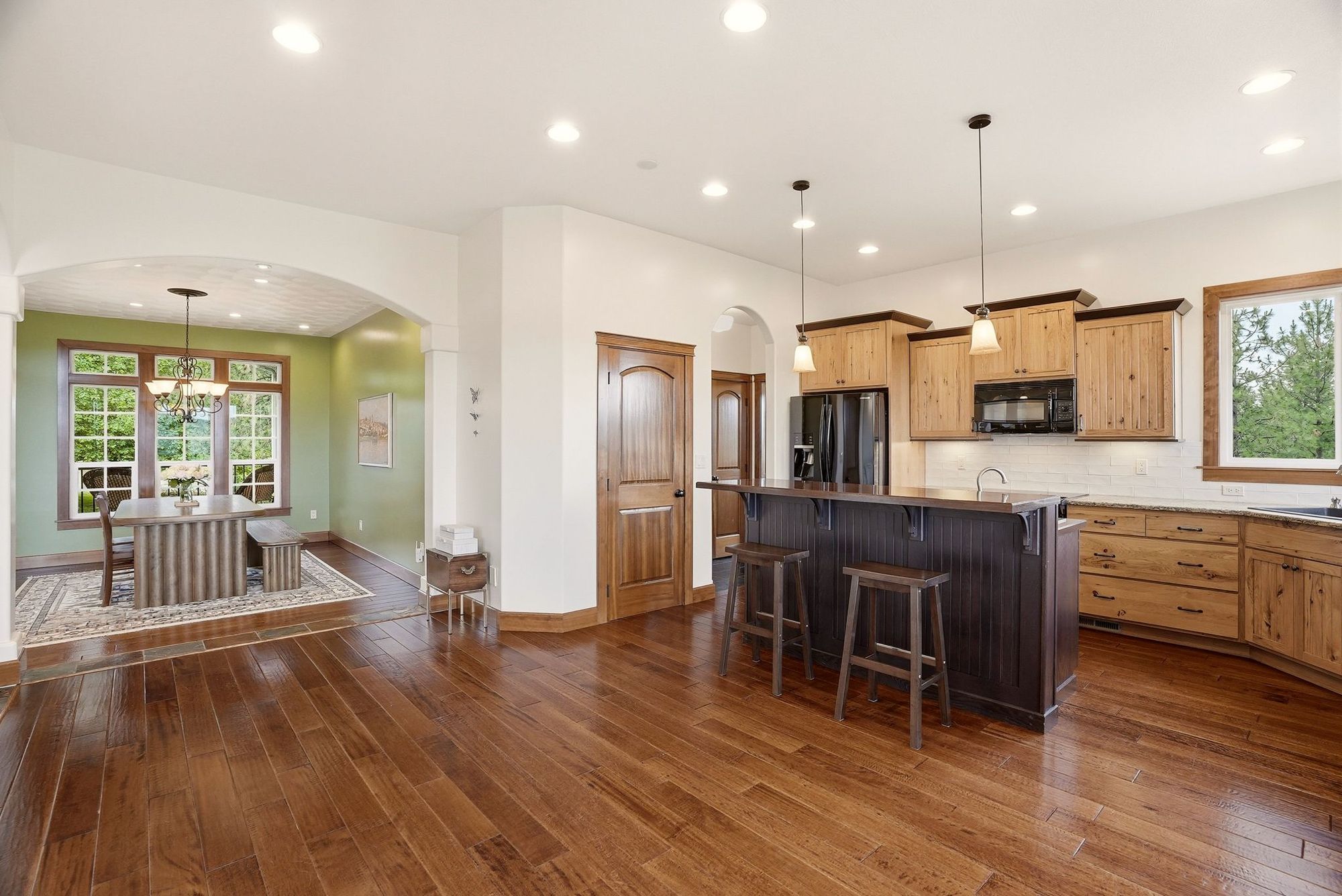 Kitchen and dining room
