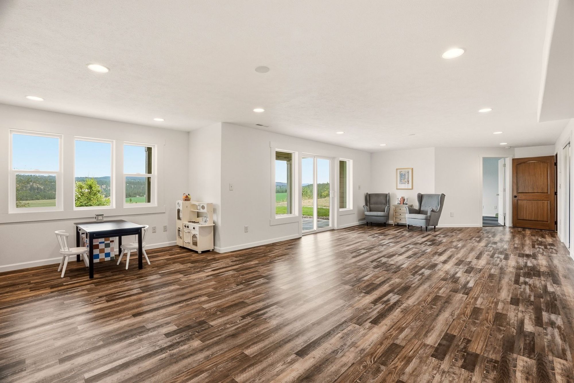 Downstairs family room