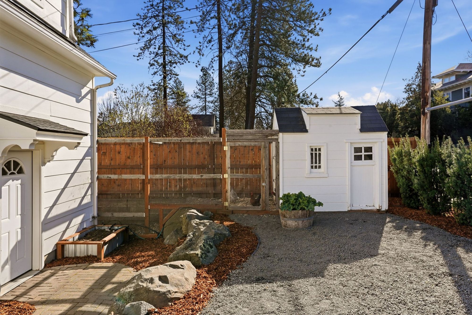 Garage and grounds