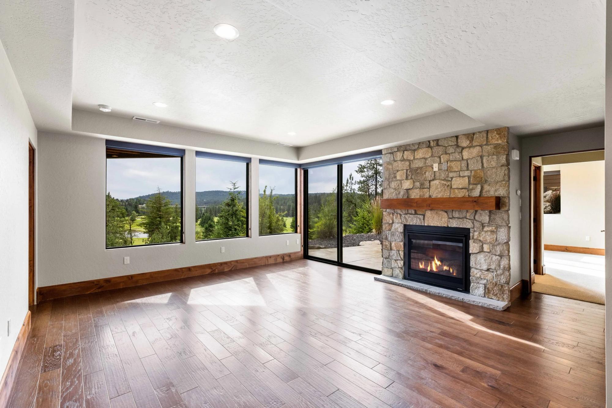 Lower level living room