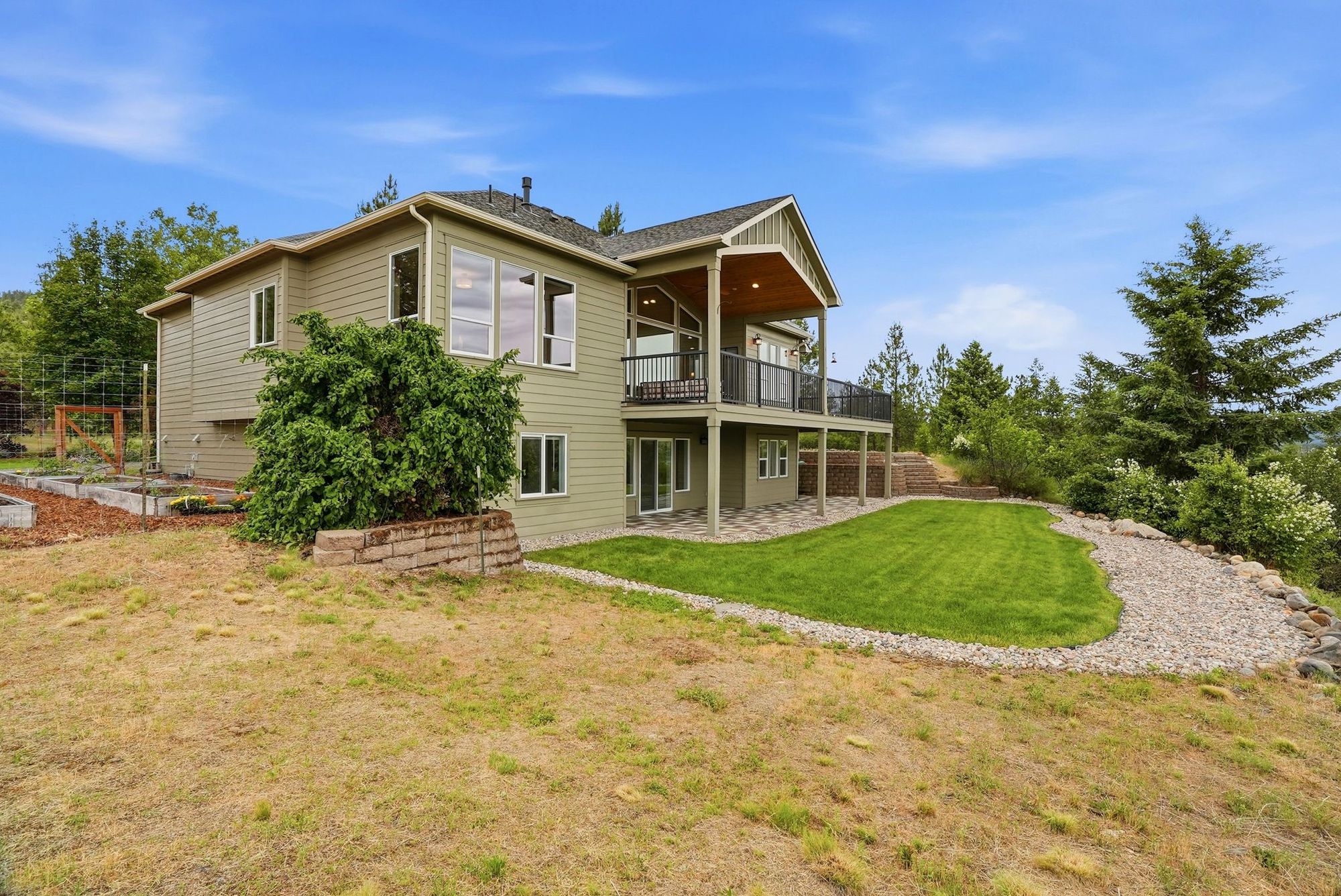 Back of the home