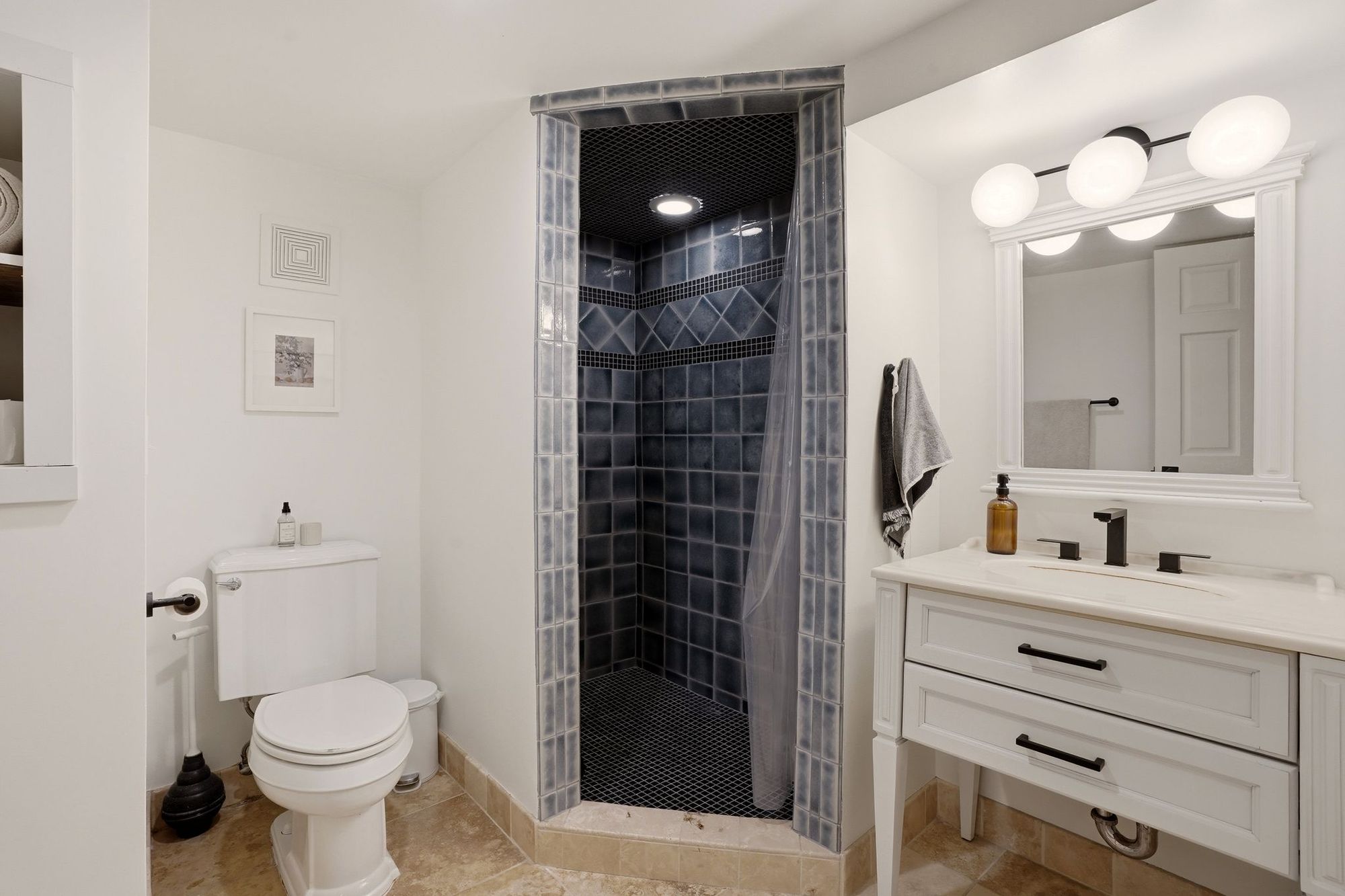 Lower level bathroom