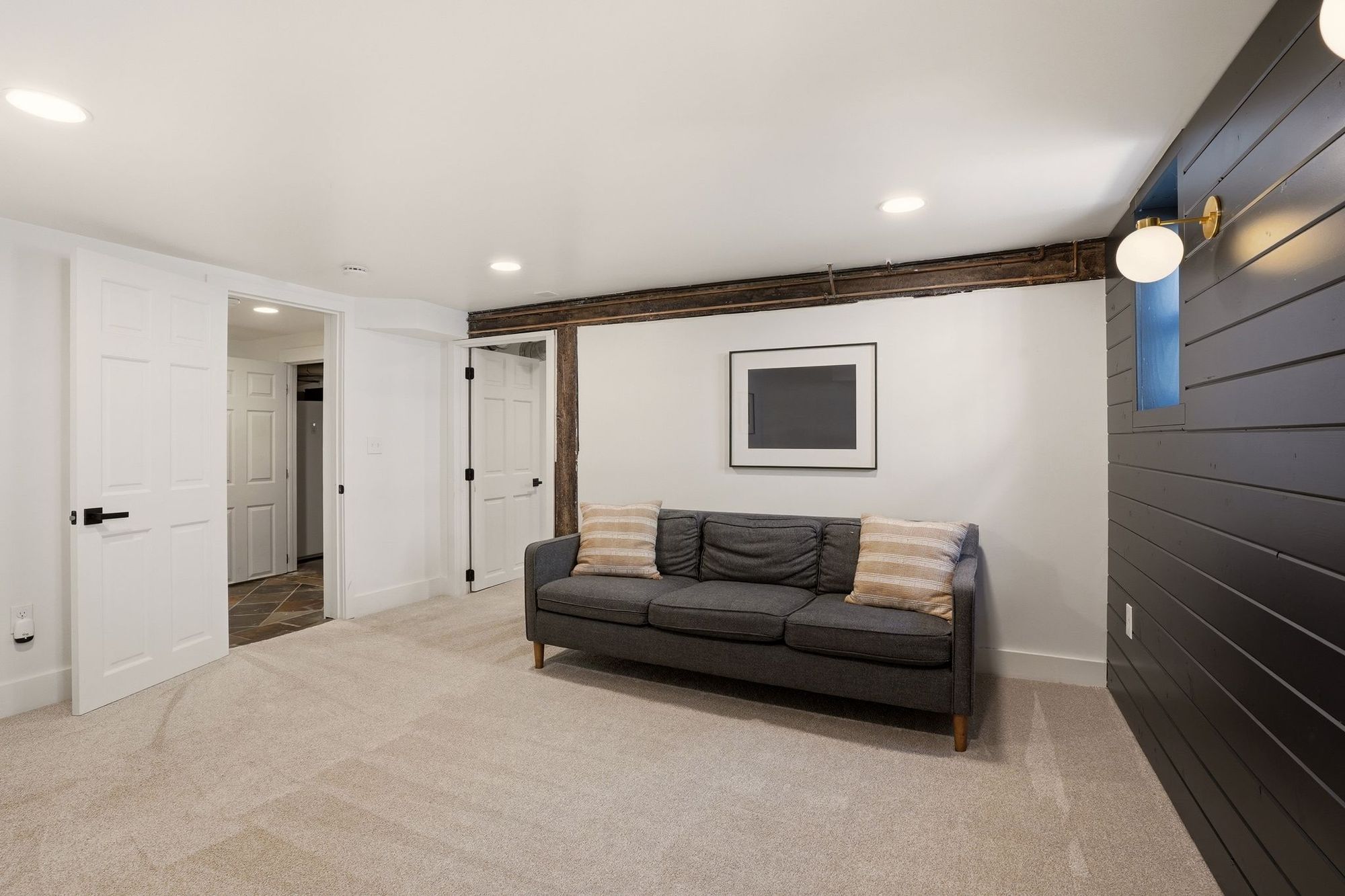 Lower level living room