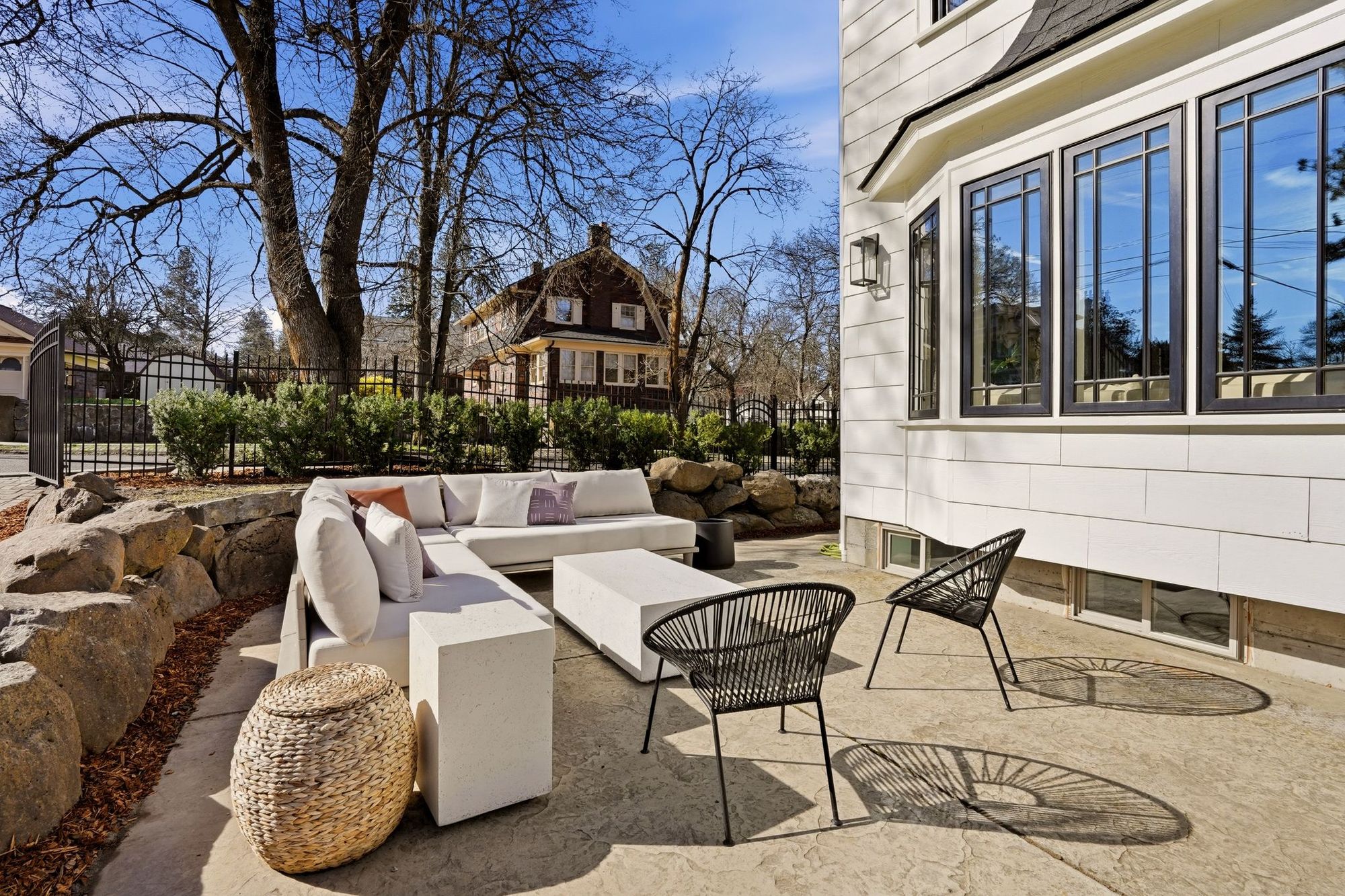 Courtyard patio