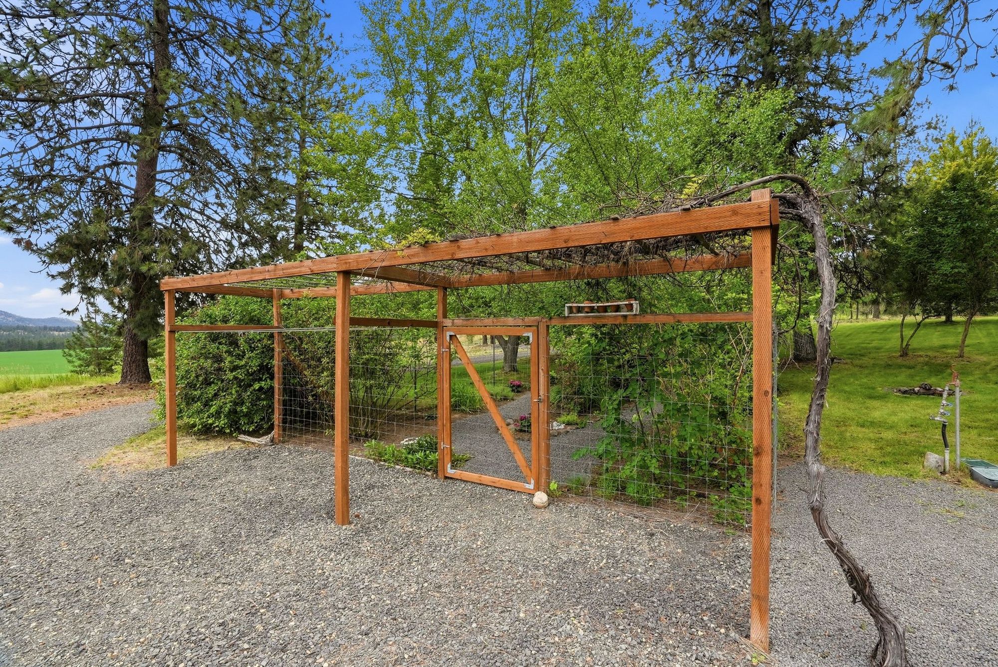 Covered work area