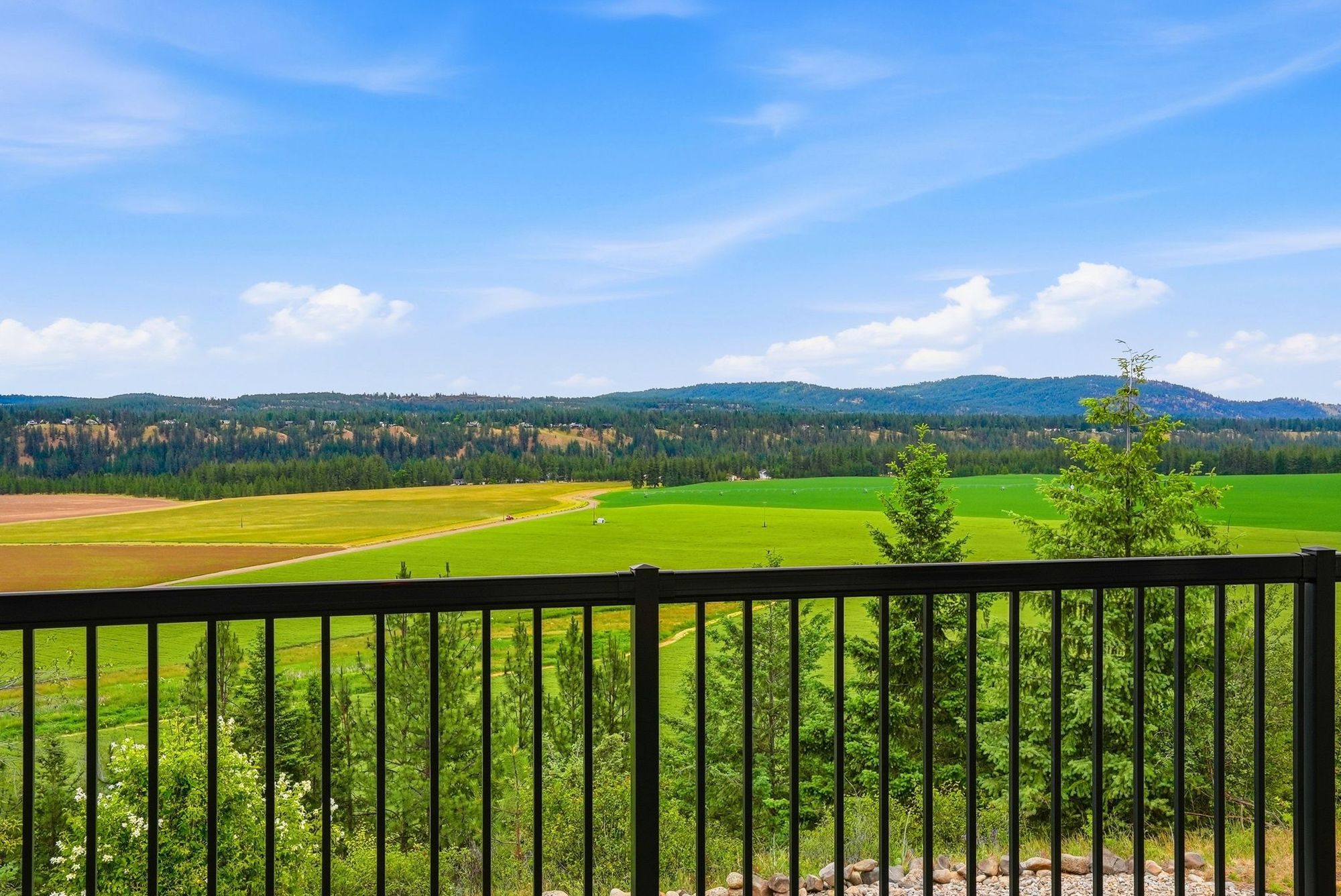 View over the farmland