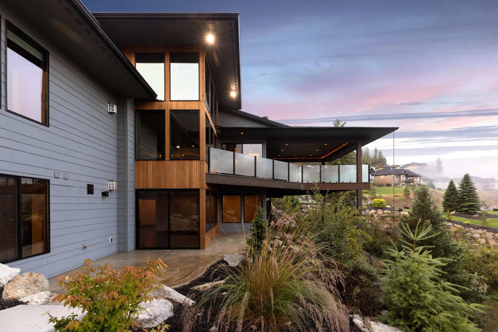 Back of the home