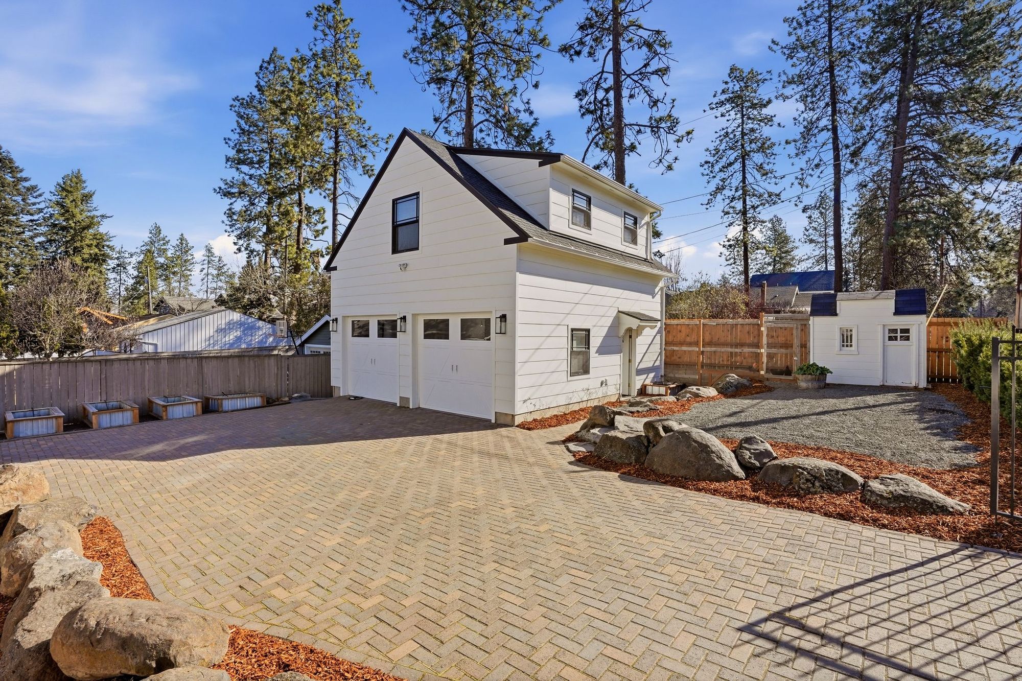 Garage and grounds