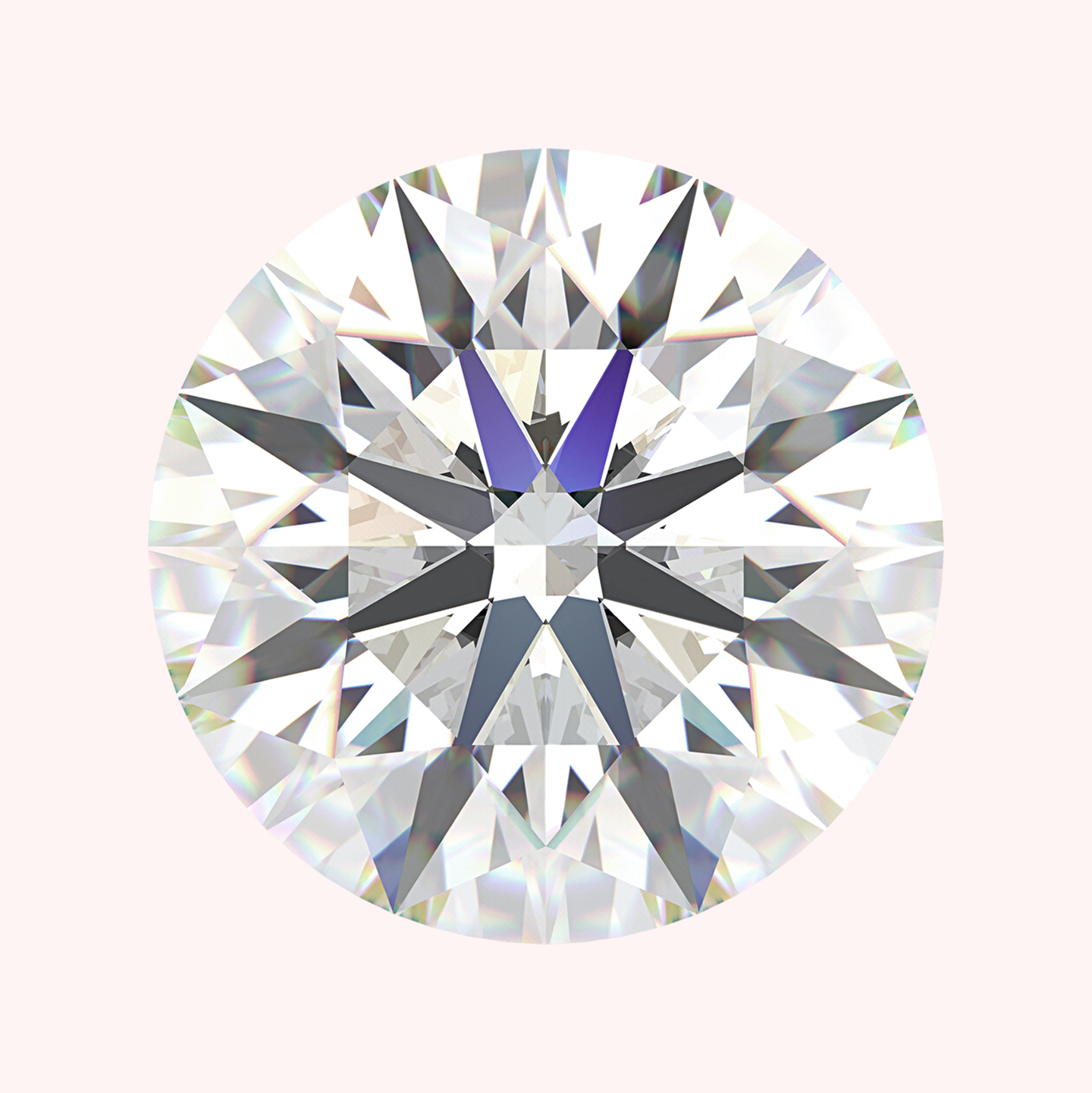 Watermelon Gemstone & Diamond Necklace 14K Yellow Gold