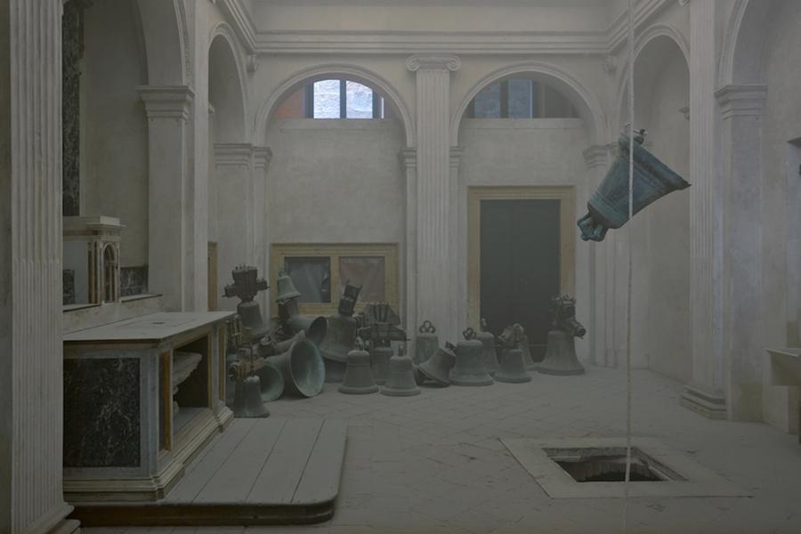 Featured Image (Installation View) of exhibtion: Parmiggiani a San Lupo