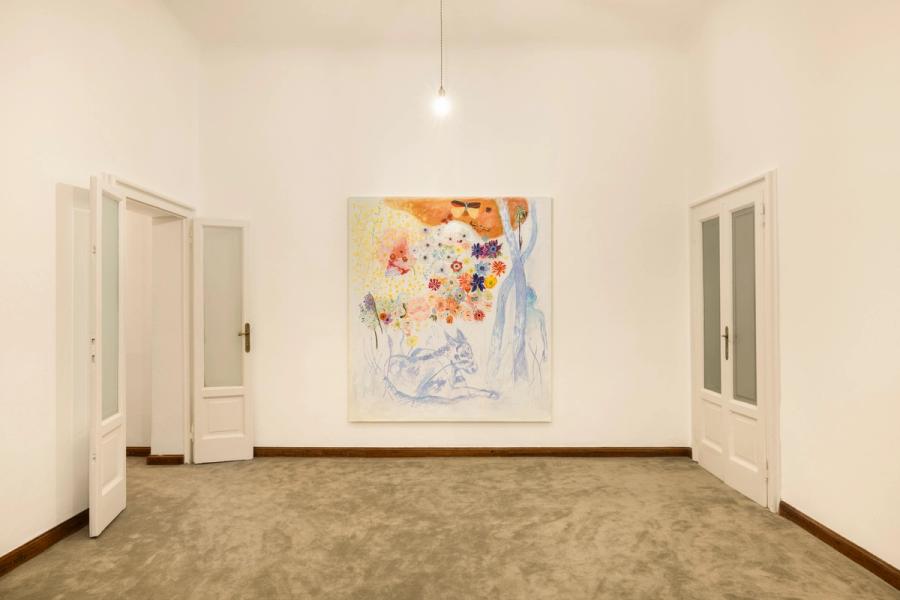 Featured Image (Installation View) of exhibtion: Notti Rosa